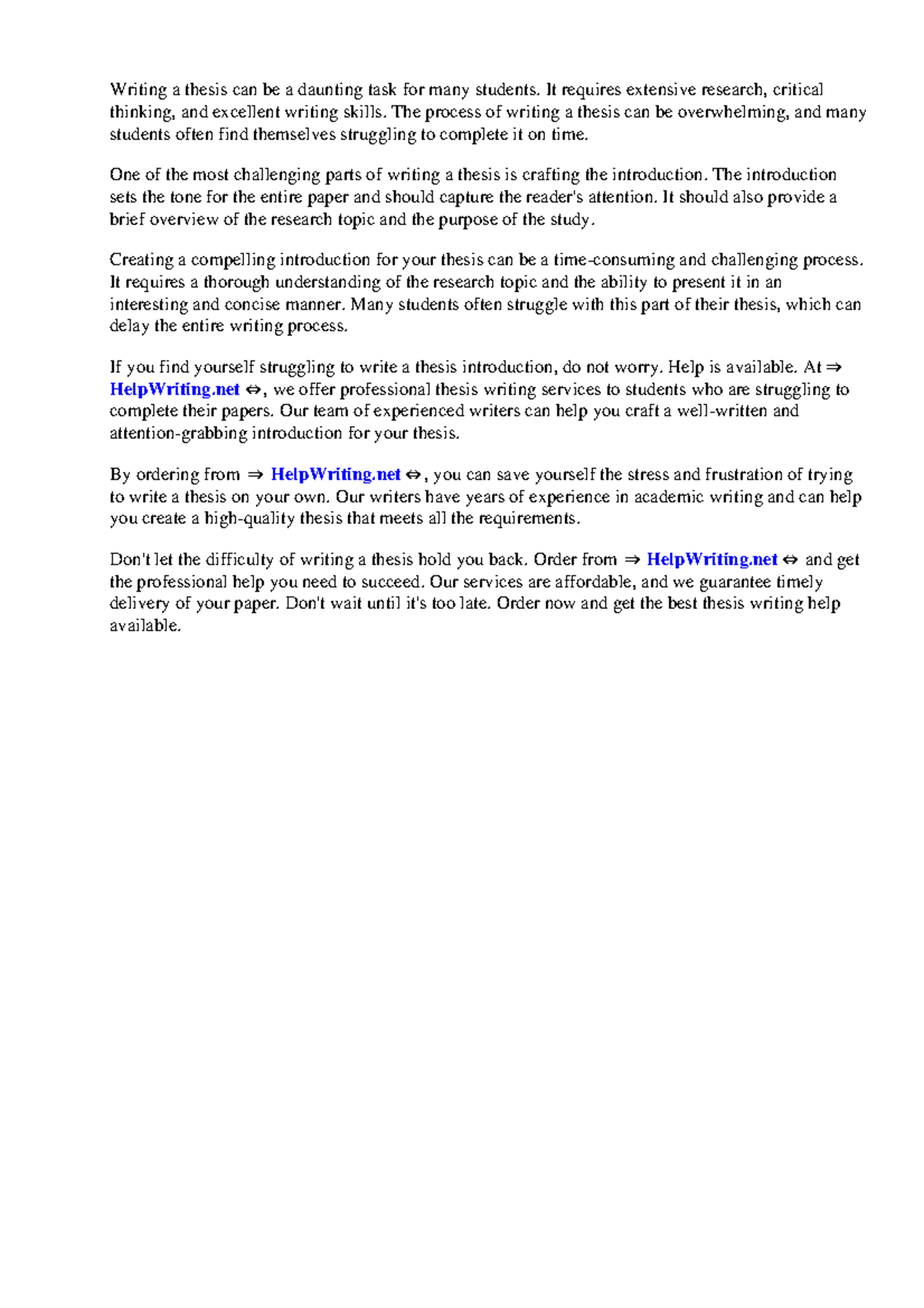 How to make term paper introduction - Writing a thesis can be a ...