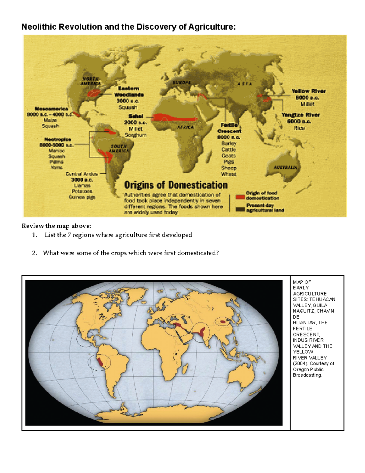Neolithic Agricultural Revolution Map Épinglé Sur Neolithic