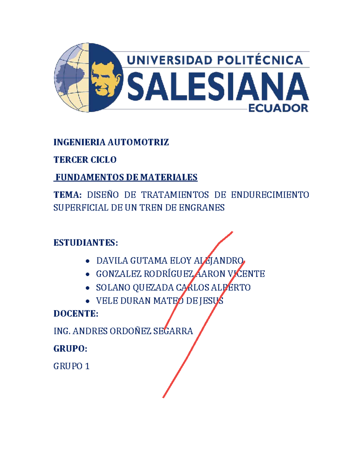 Diseño de Tratamientos Térmicos para Engranes en INGENIERIA AUTOMOTRIZ 3C -  Studocu