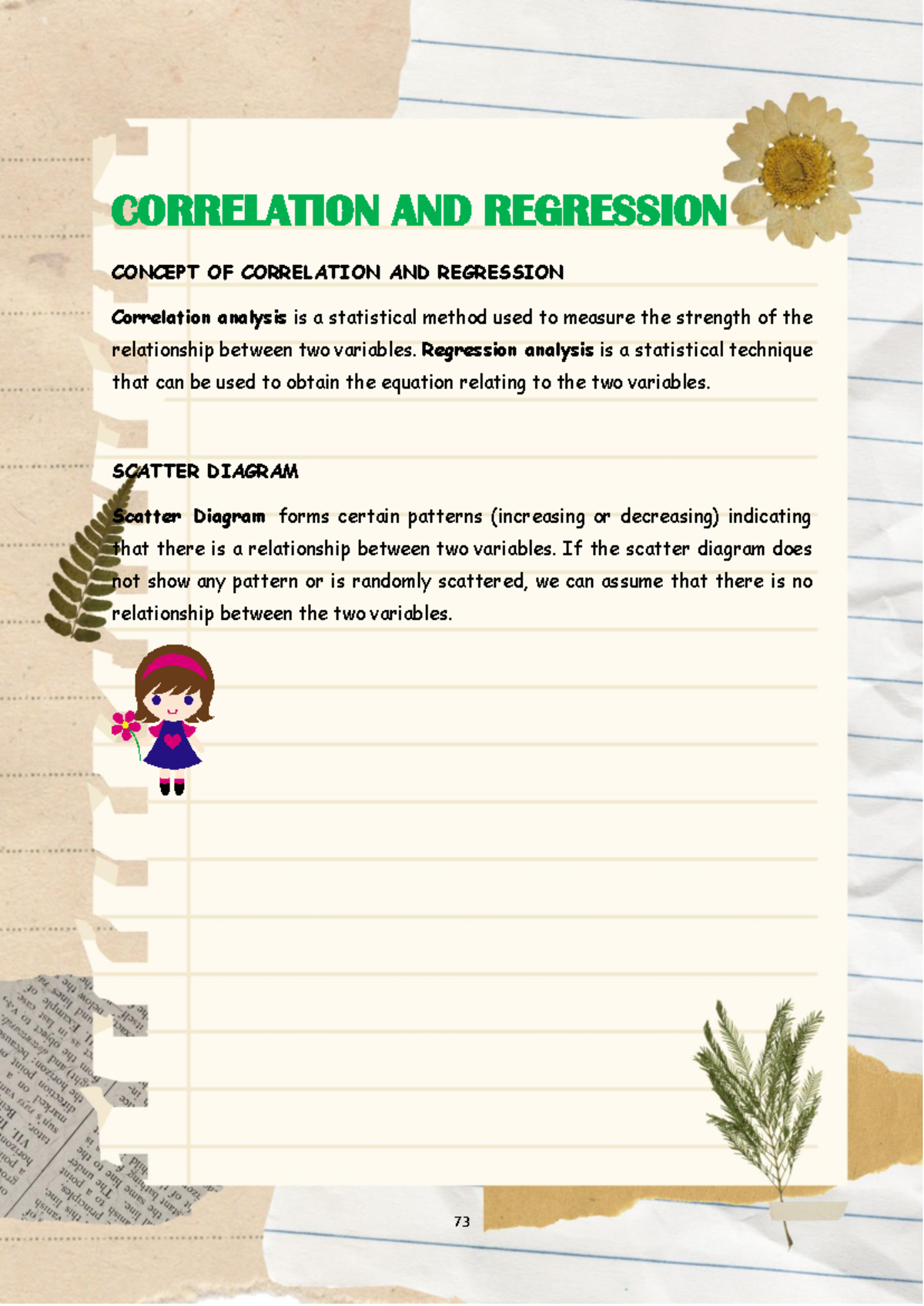 Chapter 5 - Quantitative Methods: Correlation & Regression Analysis - Studocu