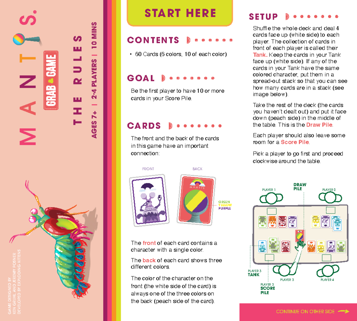 Exploding Kittens Game Instructions and Rules Guide LONP-202311-54 ...