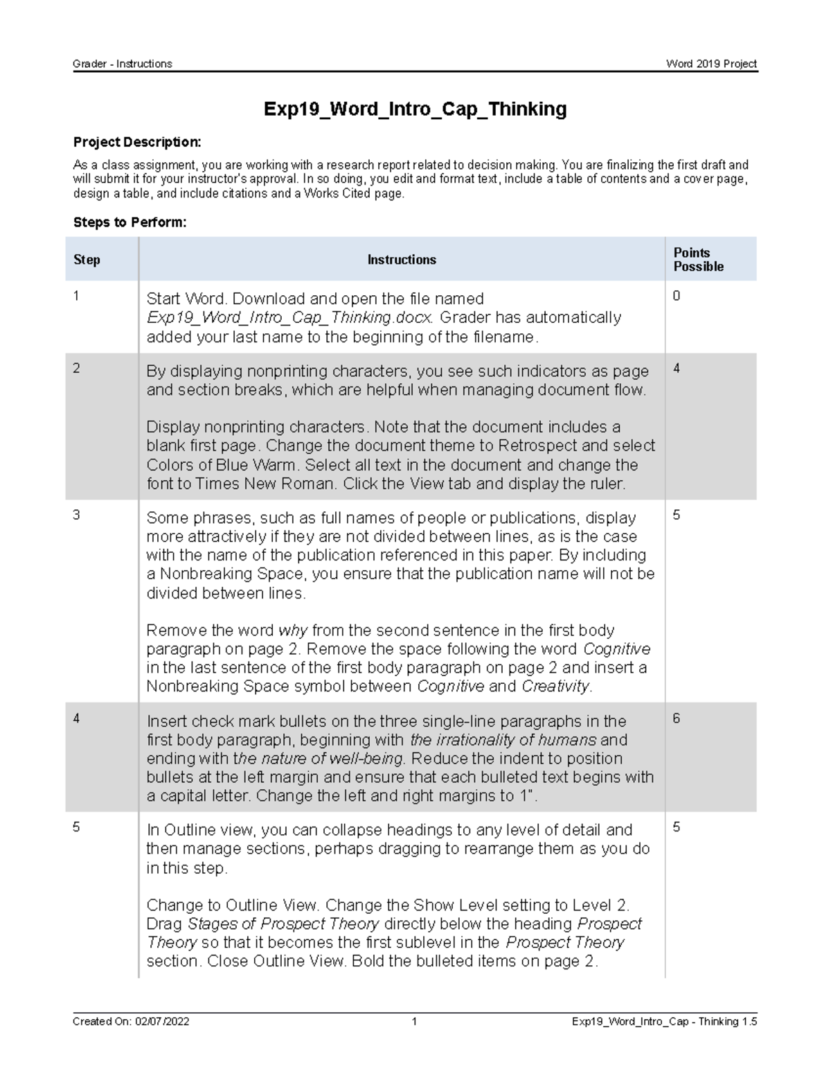 Exp19 Word Intro Cap Thinking Instructions - Exp19_Word_Intro_Cap ...
