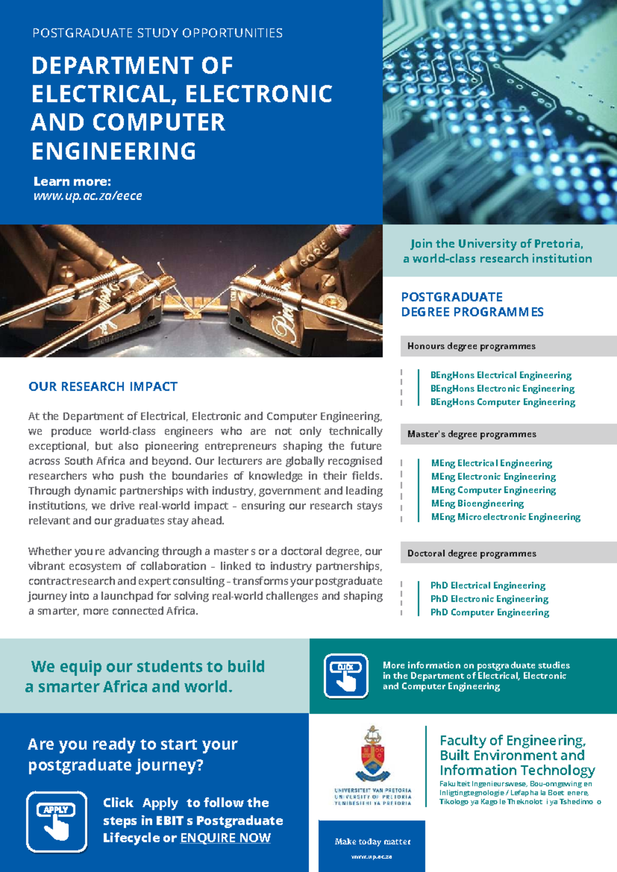 Postgraduate Opportunities in Electrical, Electronic & Computer Eng ...
