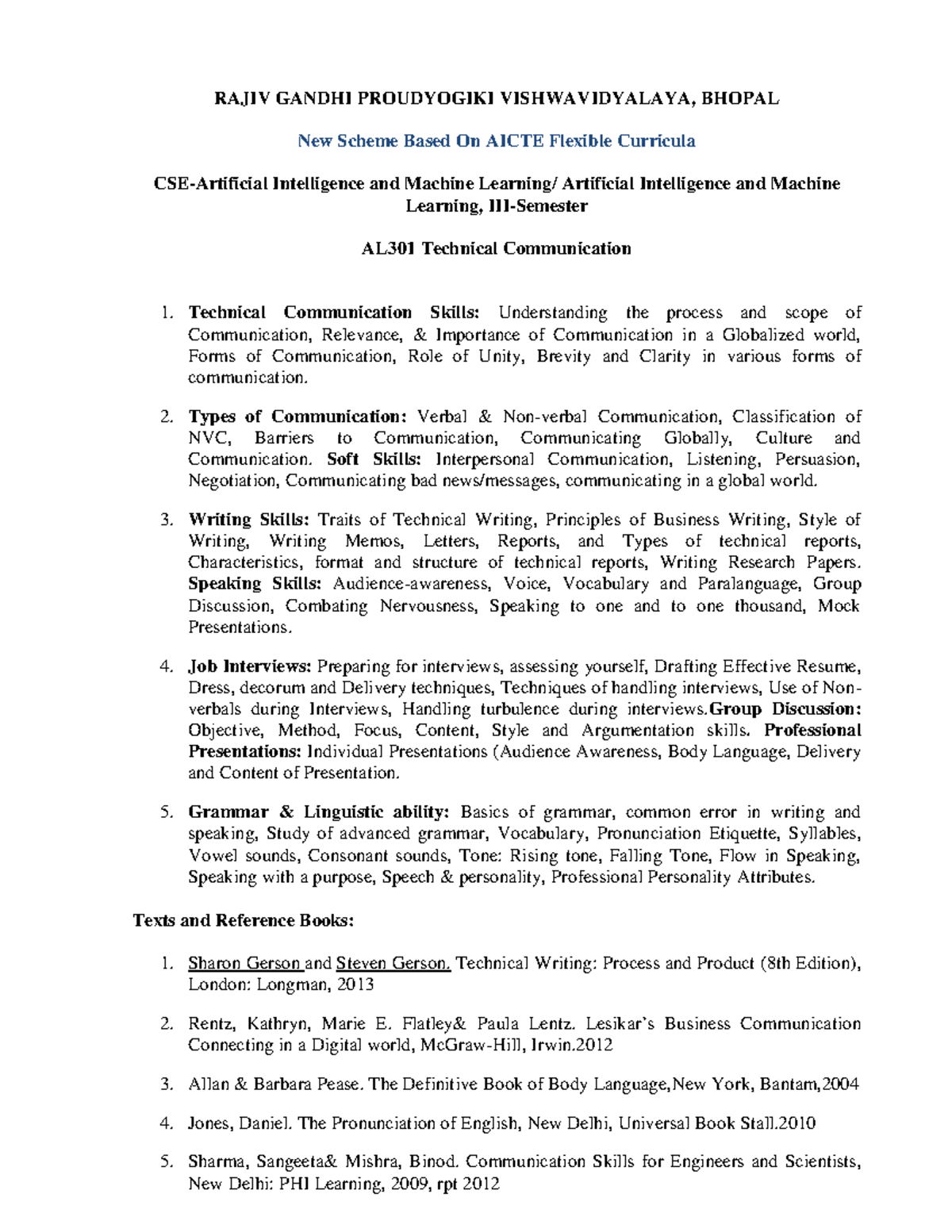 CSE AL 304 Artificial Intelligence & Strategies for III-Semester AI ...