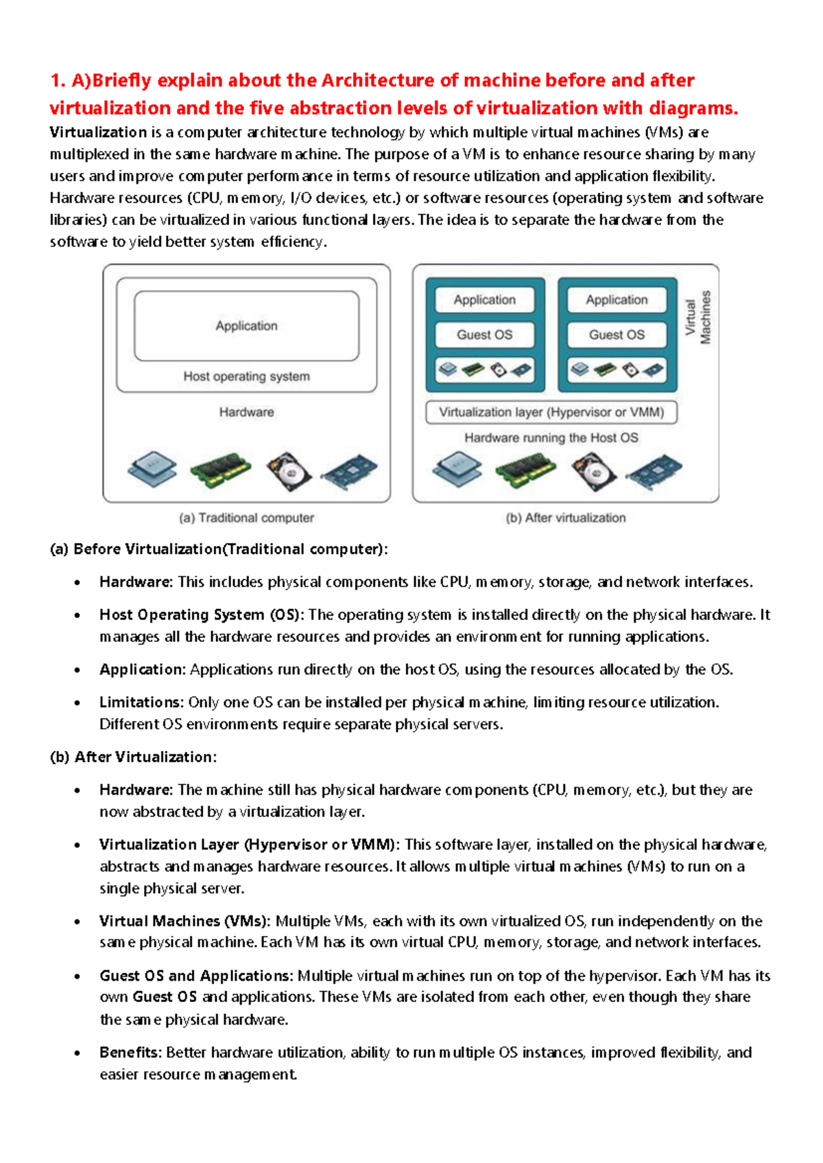 CC Unit-2 Essential Q&A on Virtualization Concepts & Architectures ...