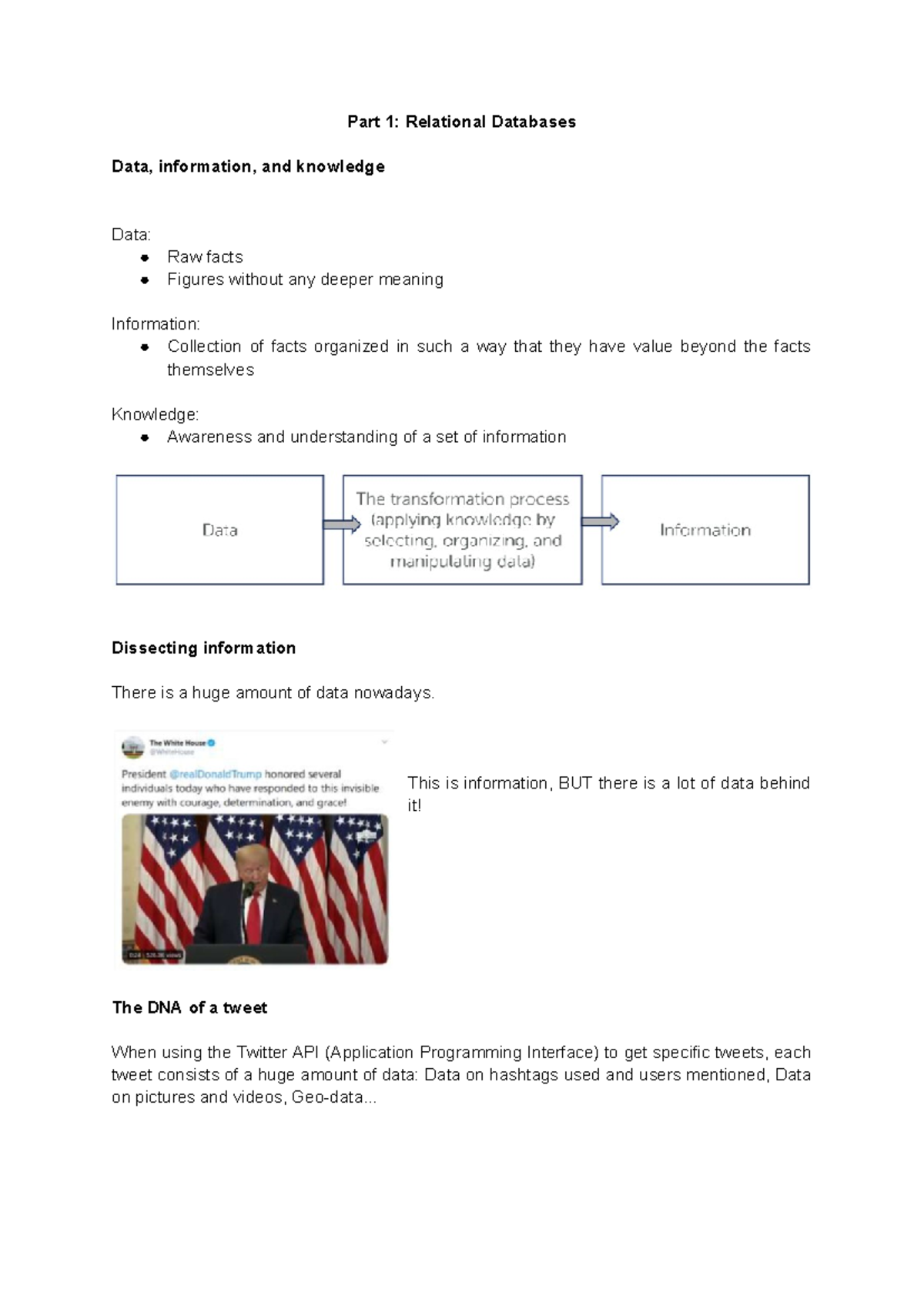 Module 6 - SQL - Samenvatting: Relational Databases & DDL/DML Concepts ...