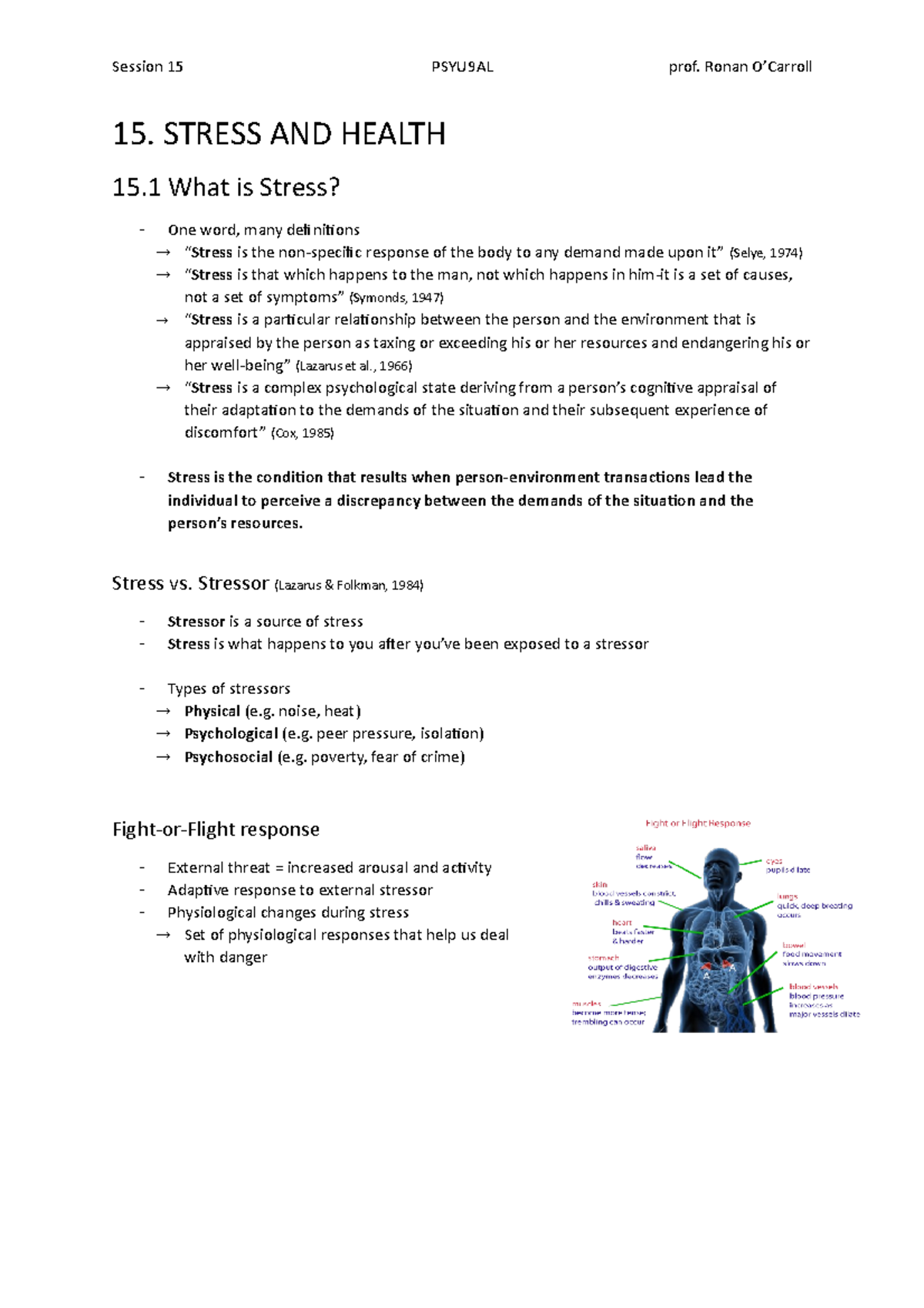 15. Stress and Health: Impacts, Effects, and Management Strategies ...