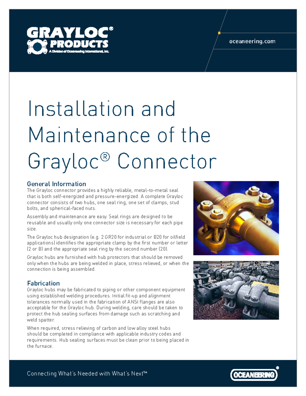 Grayloc 1 - Installation & Maintenance Guide for Grayloc Connectors ...