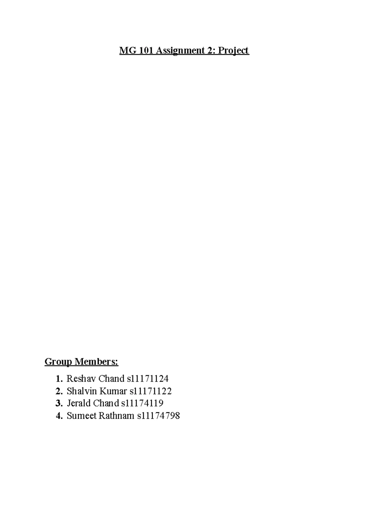 MG202 Assessment 2 - a2 notes - MG Operations Management : Assignment 2 ...