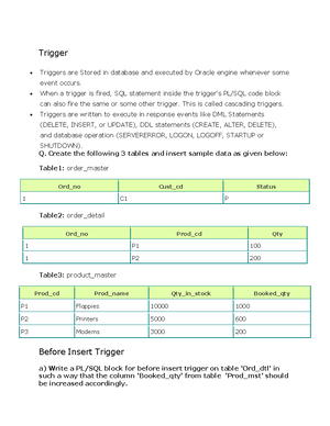 Introductory Database Project Report - A Project Report Of ...