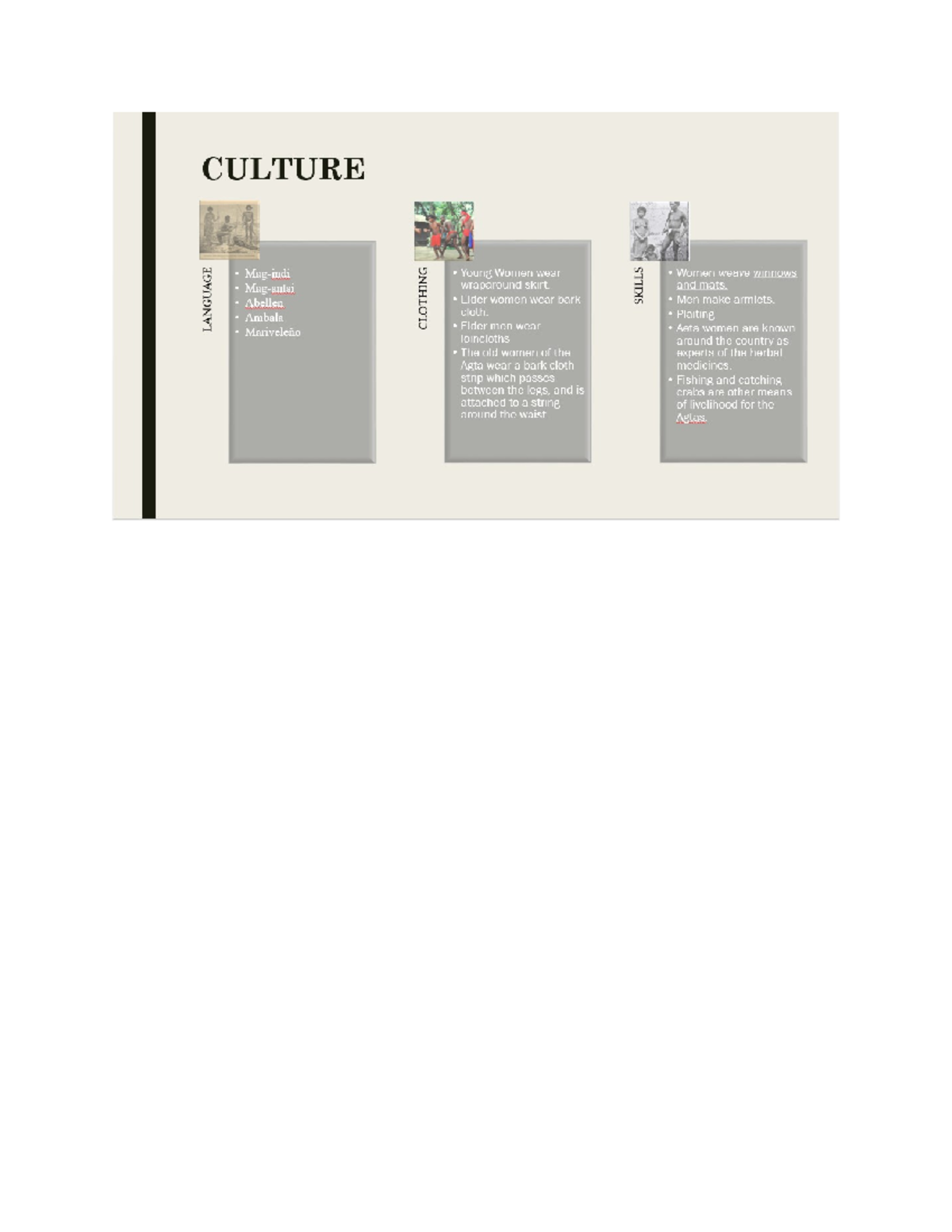 AGTA 101: Culture and Traditions of the Agta/Aeta Community - Studocu