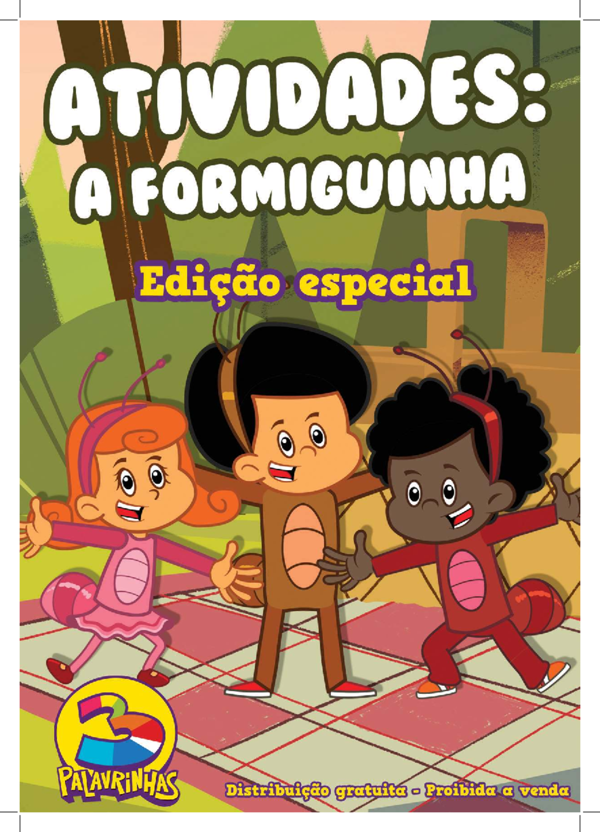 Atividades formiguinha: aprendendo com a turminha do 3 Palavrinhas ...