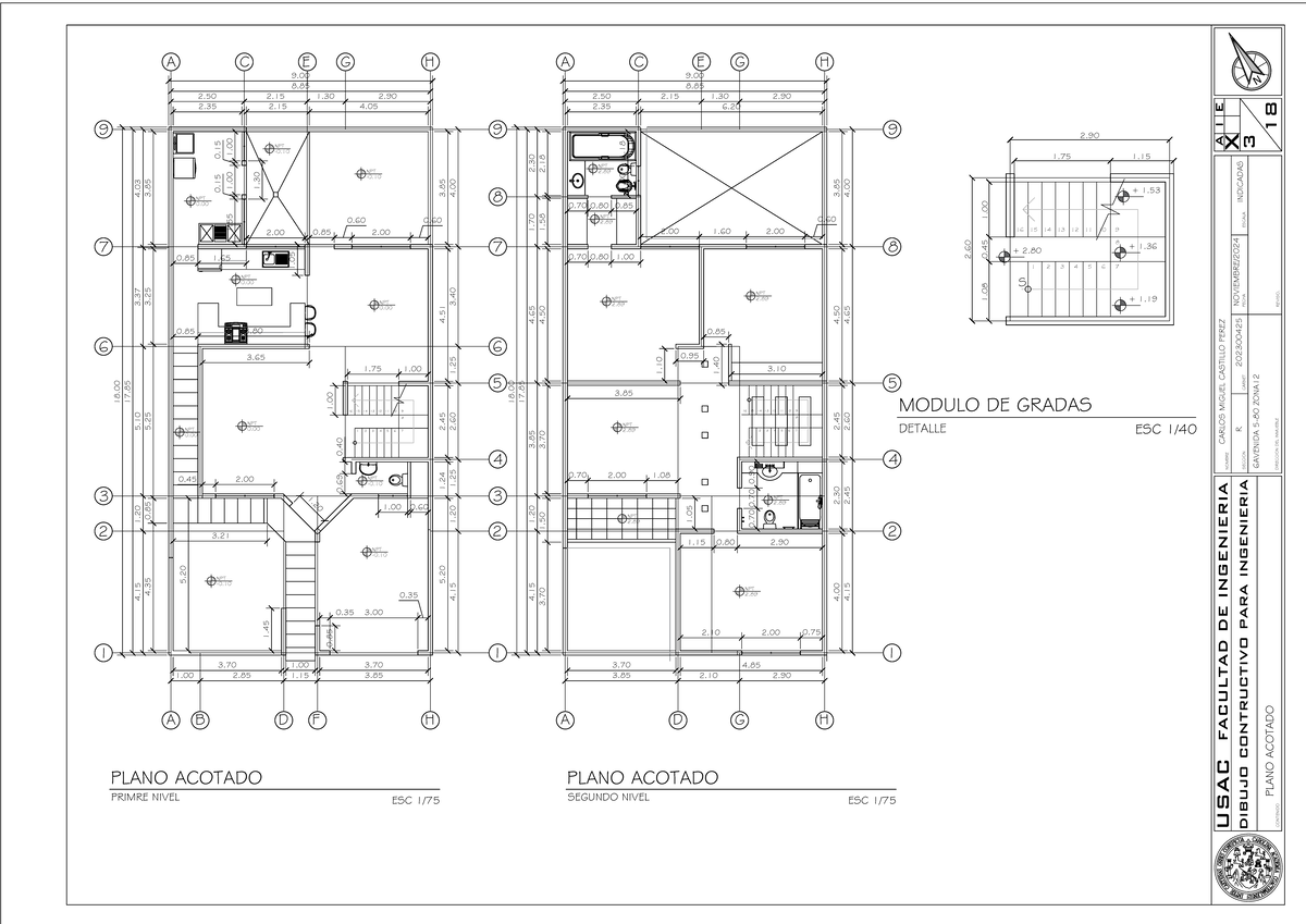 FASE Arquitectura - Plano Acotado: Detalles Esenciales de Diseño - Document Preview