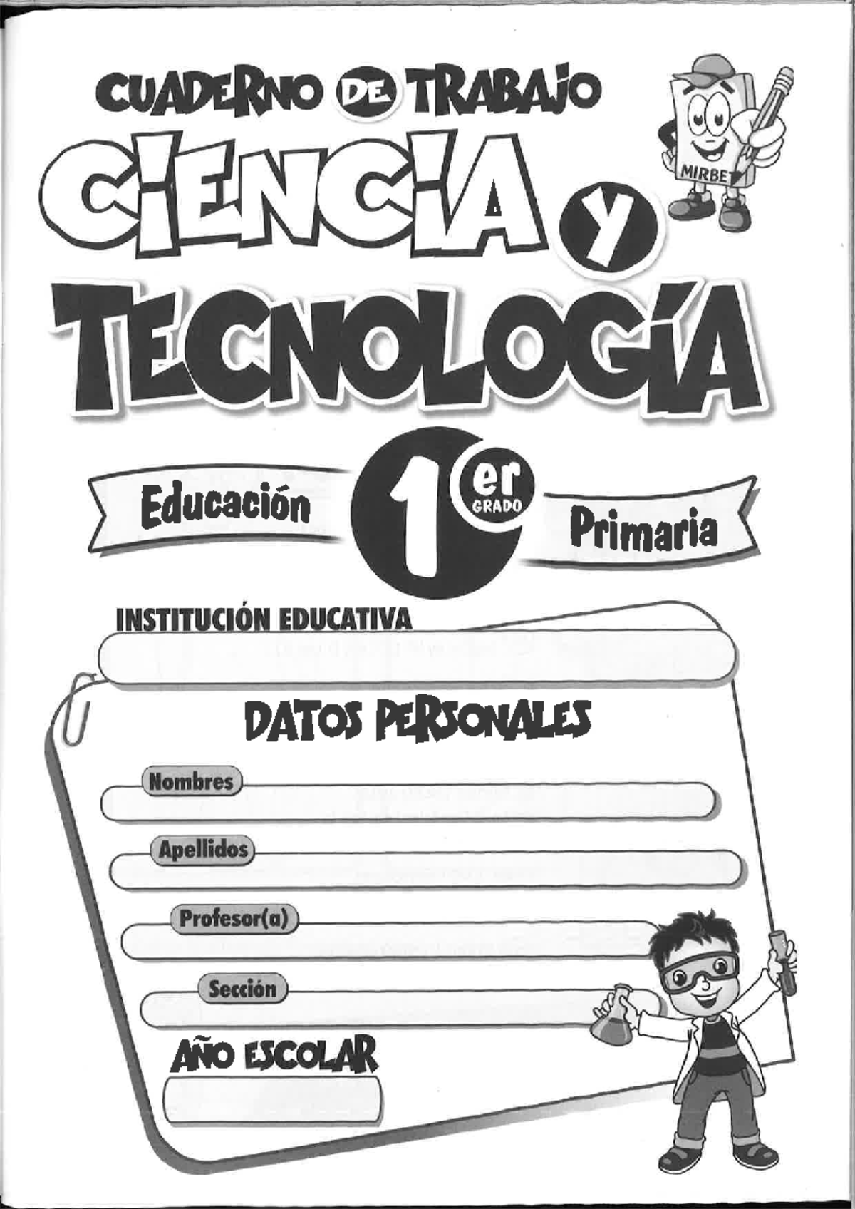 Fichas de Trabajo: Ciencia y Tecnología 1er Grado Primaria - Studocu