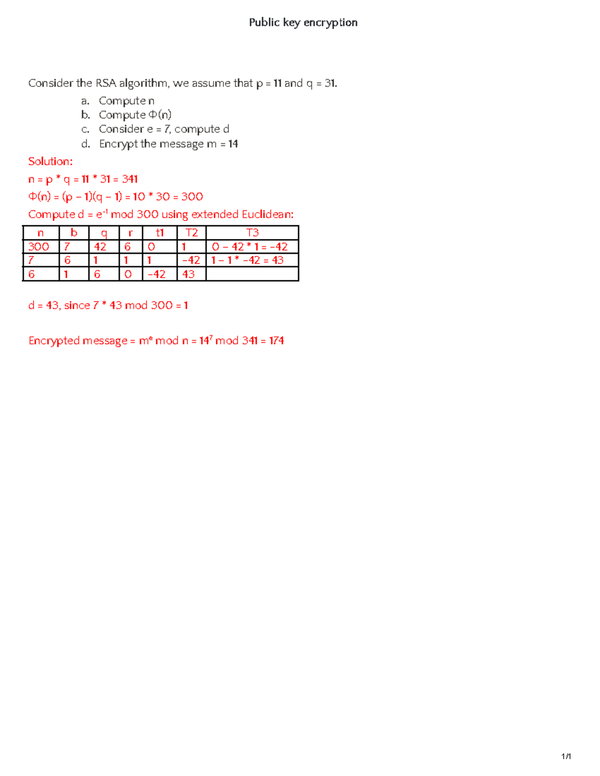Csci361 rsa exercise - Introduction to Cryptography - Public key ...