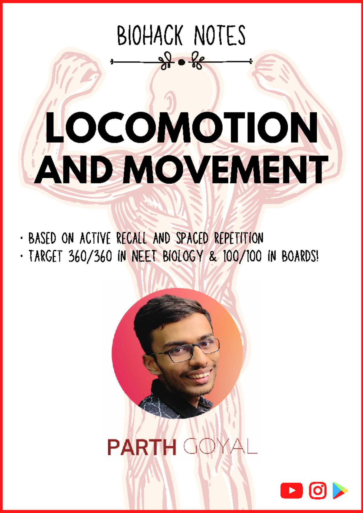 BIOHACK NOTES: LOCOMOTION & MOVEMENT for NEET Biology - Studocu