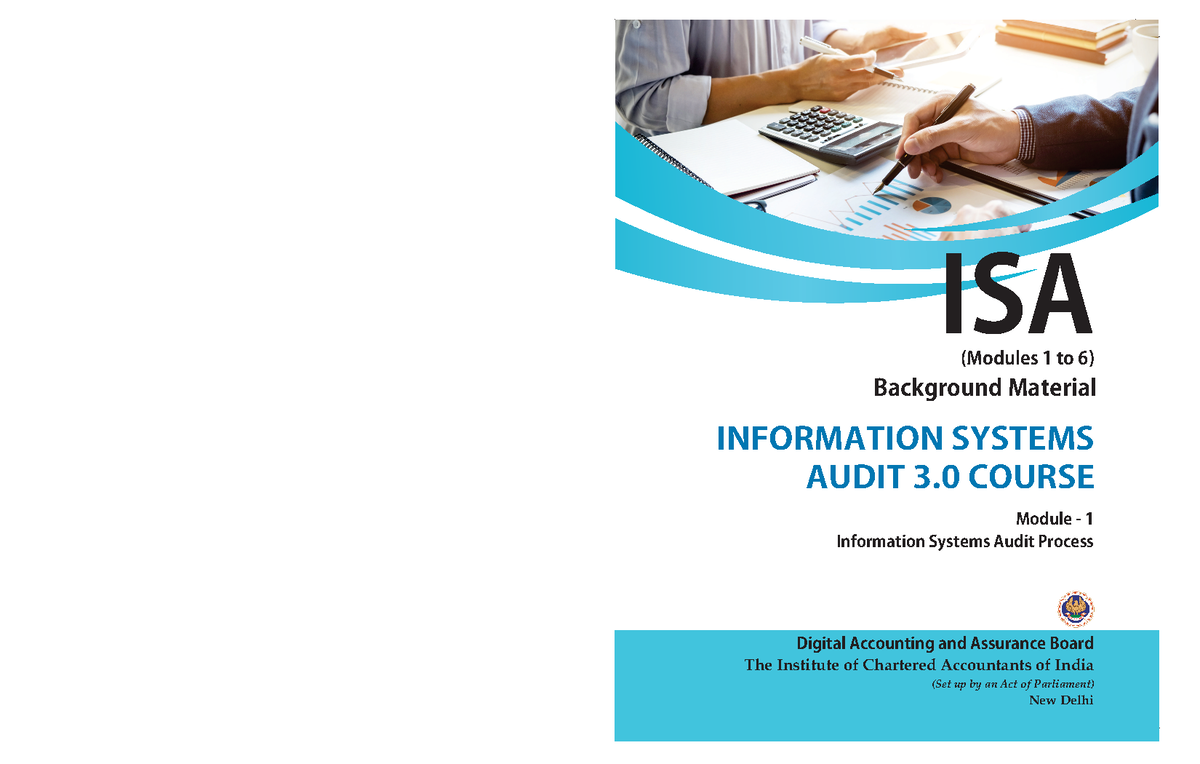 ISA 3.0 - Module 1: Information Systems Audit Process Notes - Studocu
