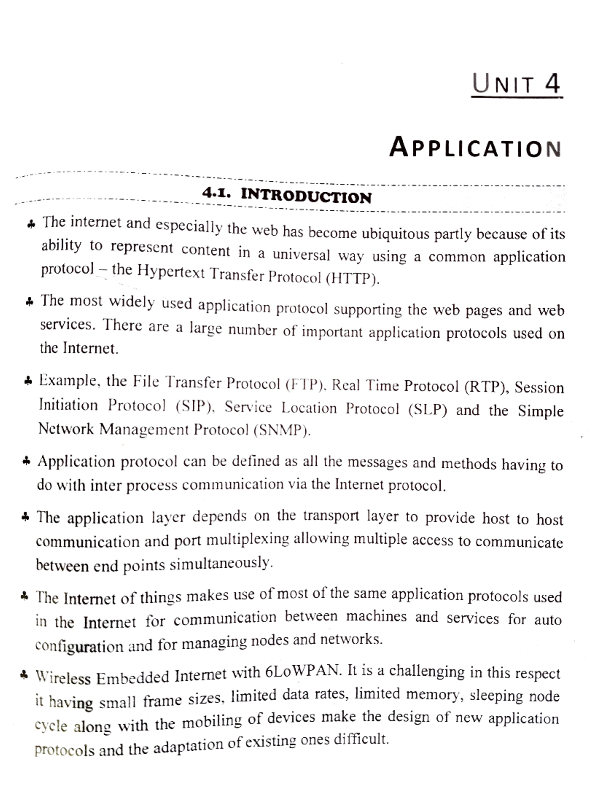 WSND UNIT 4 - Key Concepts and Protocols for Wireless Sensor Networks ...