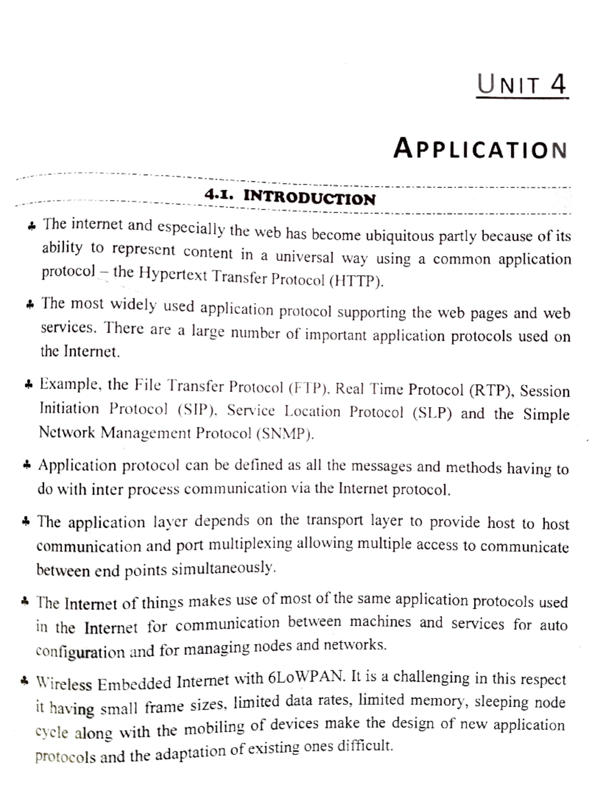 WSND UNIT 3 - All unit notes - UNIT 3 6LOWPAN 3. MAC PROTOCOLS ...