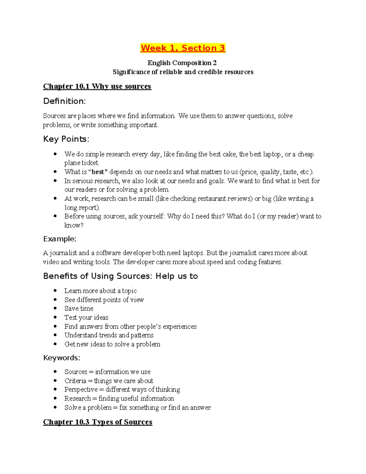 English Comp 2: Grammar Mechanics - Unit 1, Chapters 1-3 Overview - Studocu