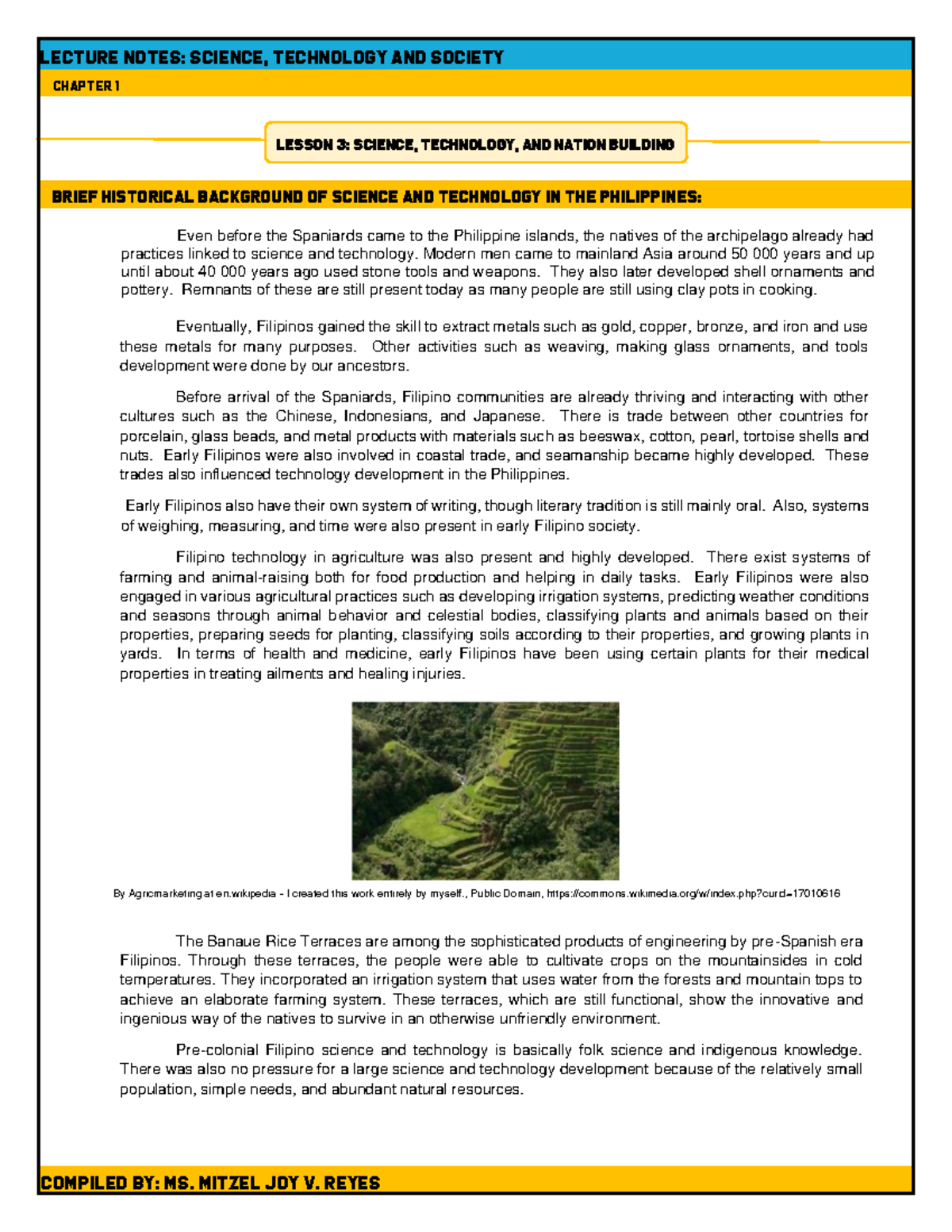 CSTS Chapter 3 - Early Science & Tech in the Philippines Study Guide ...