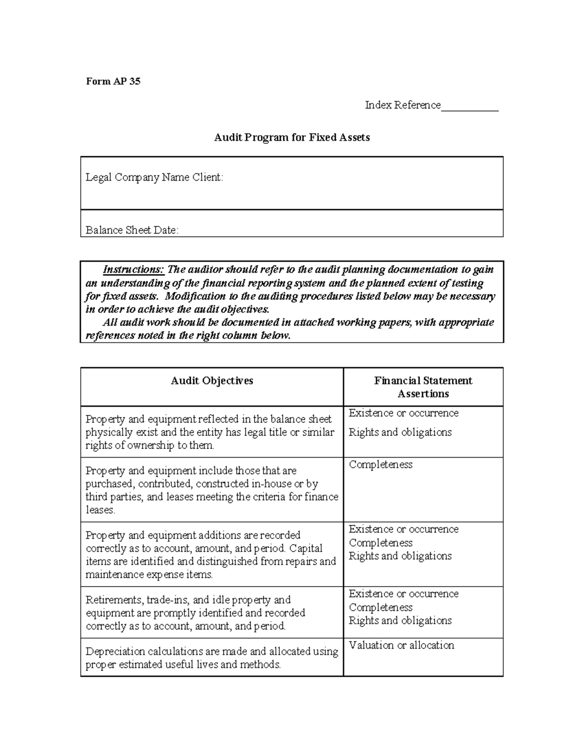 Audit Program for Cash in Bank - Audit 101 Final Exam Review - Studocu