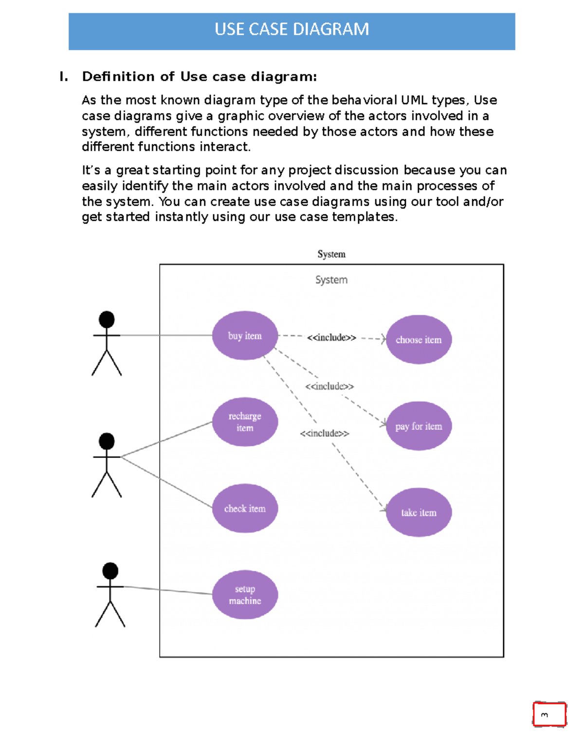 UML Use Case Diagram Overview and Relationship Types Guide - Studocu