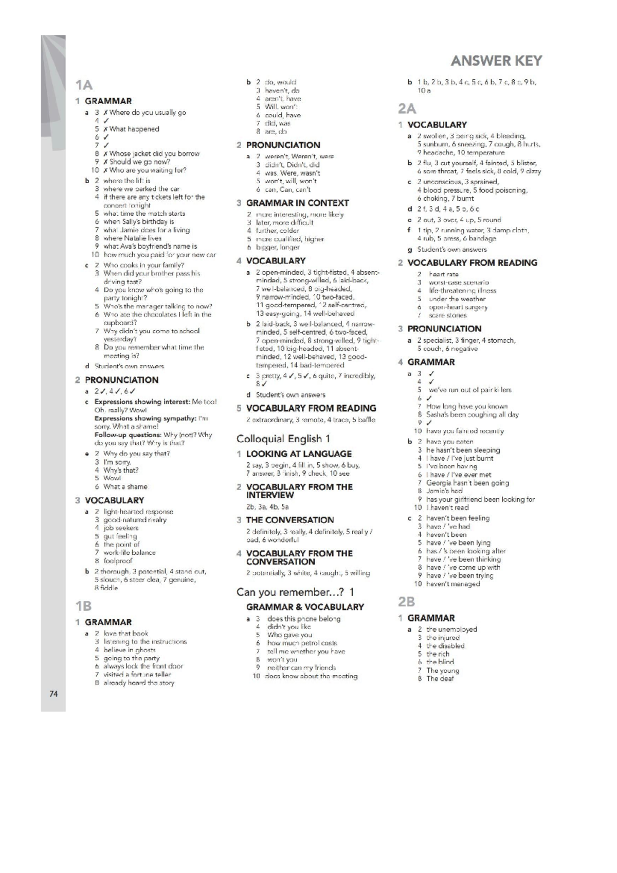 ANSWER KEY: English File 4th Ed. Upper Intermediate Workbook - Studocu