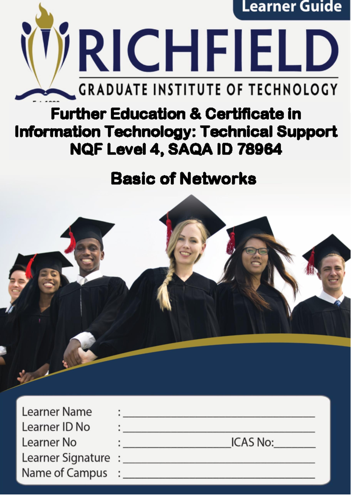 Basics of Networks Study Guide: Further Education Cert. IT NQF Level 4 ...