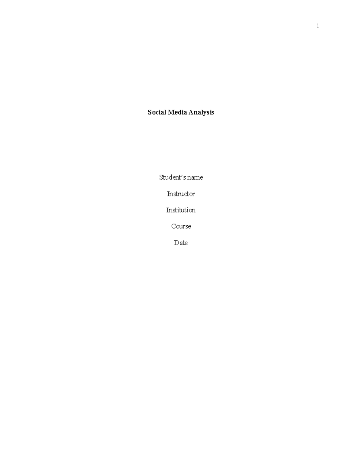 SOC 101: Social Media Analysis - Impact on Society and Business - Studocu