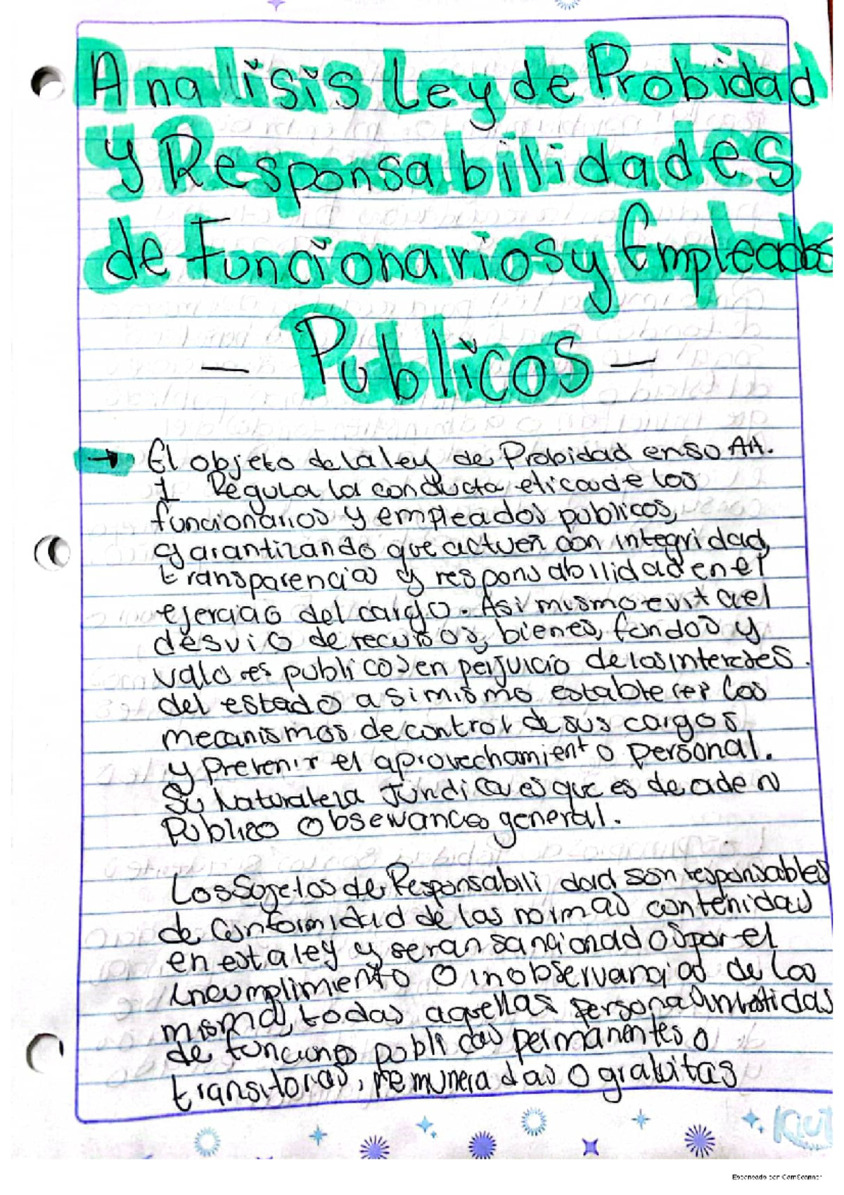 Análisis de la Ley de Probidad y Responsabilidades en el Sector Público ...