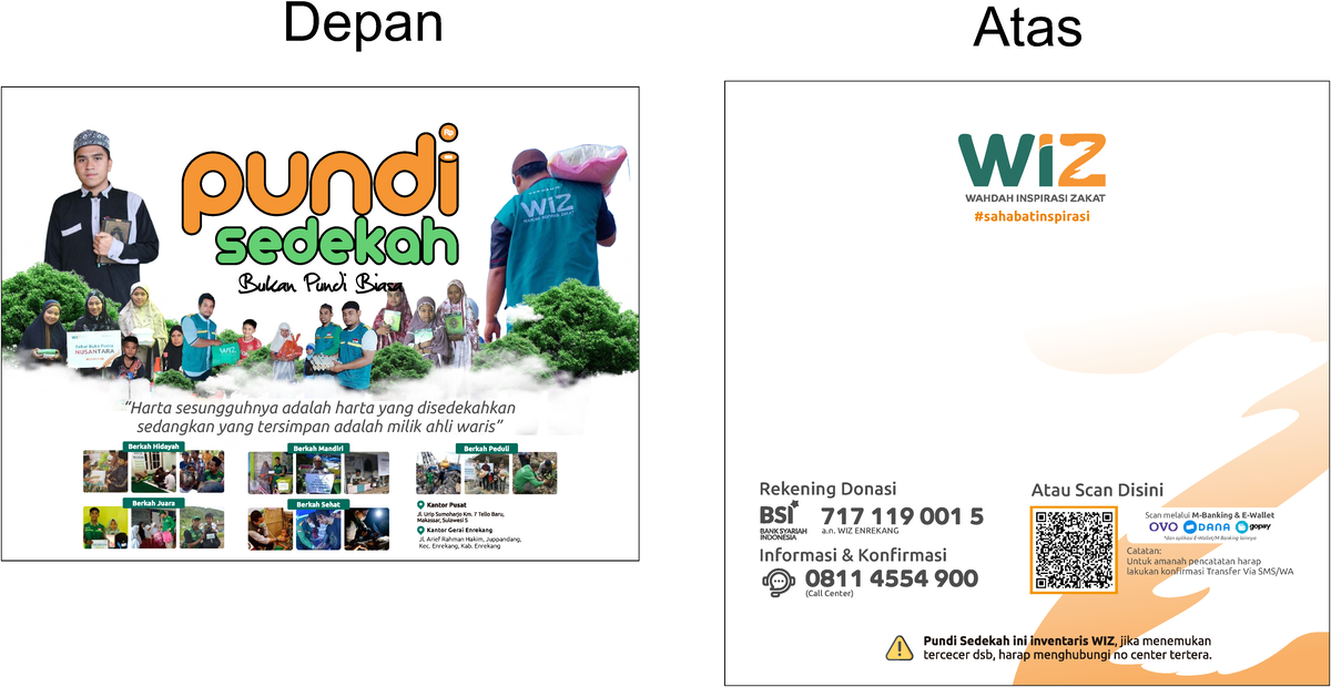 Stiker Kotan Infaq TOKO FIFA - Atau Scan Disini Catatan: Untuk amanah ...
