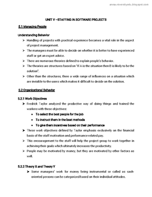 SPM UNIT 4: Project Management & Control Techniques and Frameworks ...