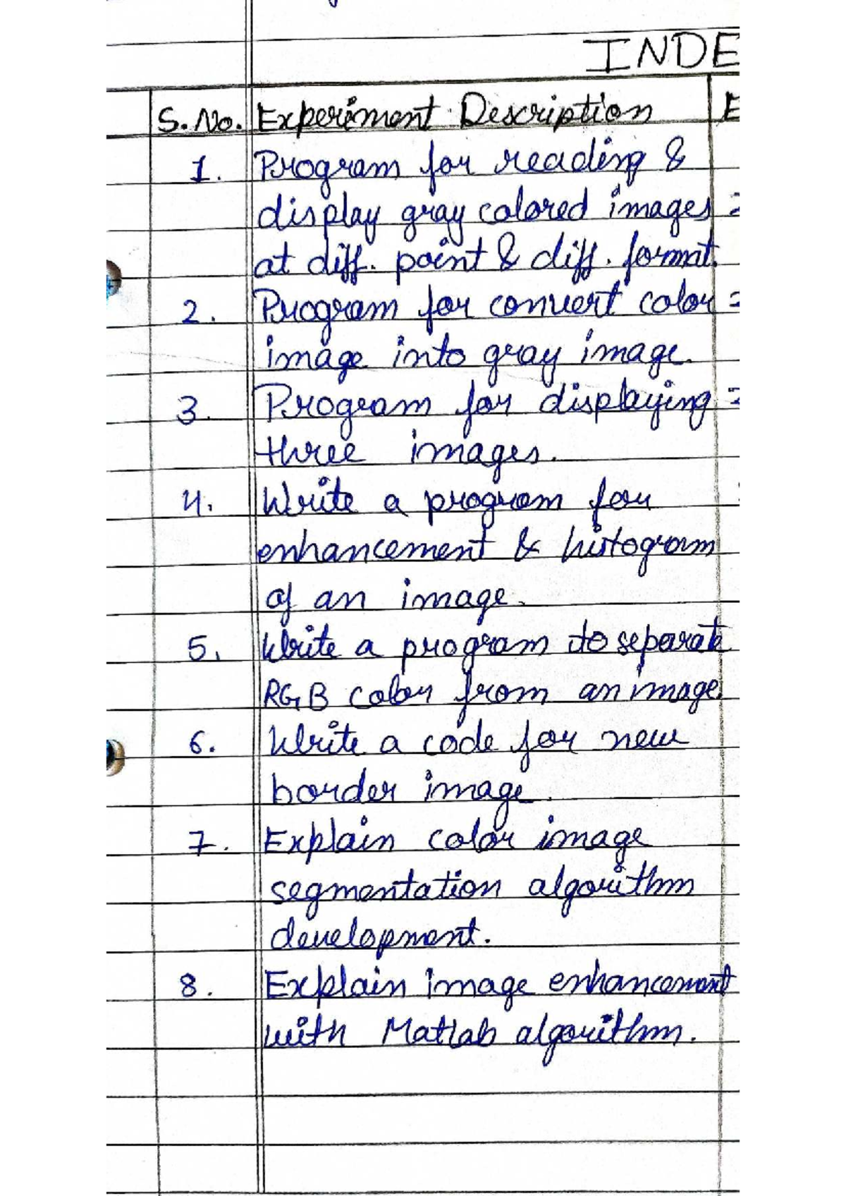 DIP Lab - Experiment notes on image processing techniques - Studocu