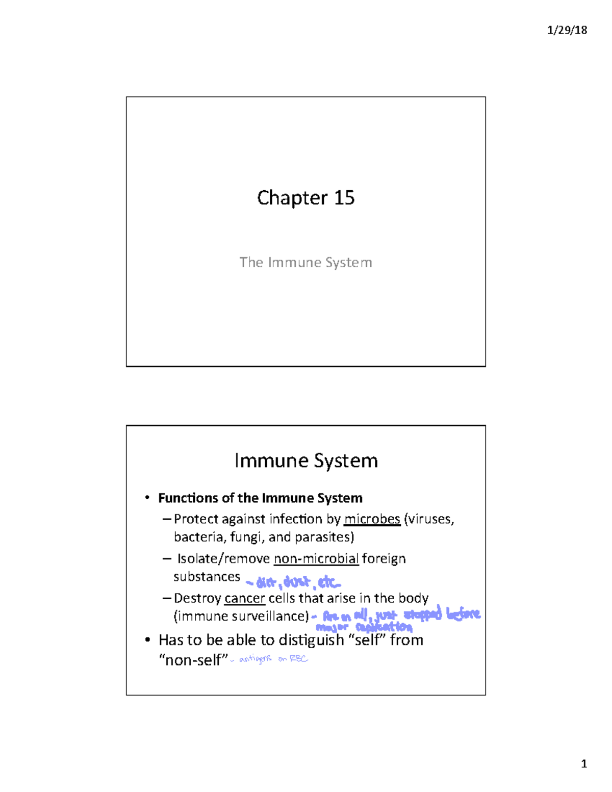Fundamentals of Immunology - Section 4 Part 1 Notes - Studocu
