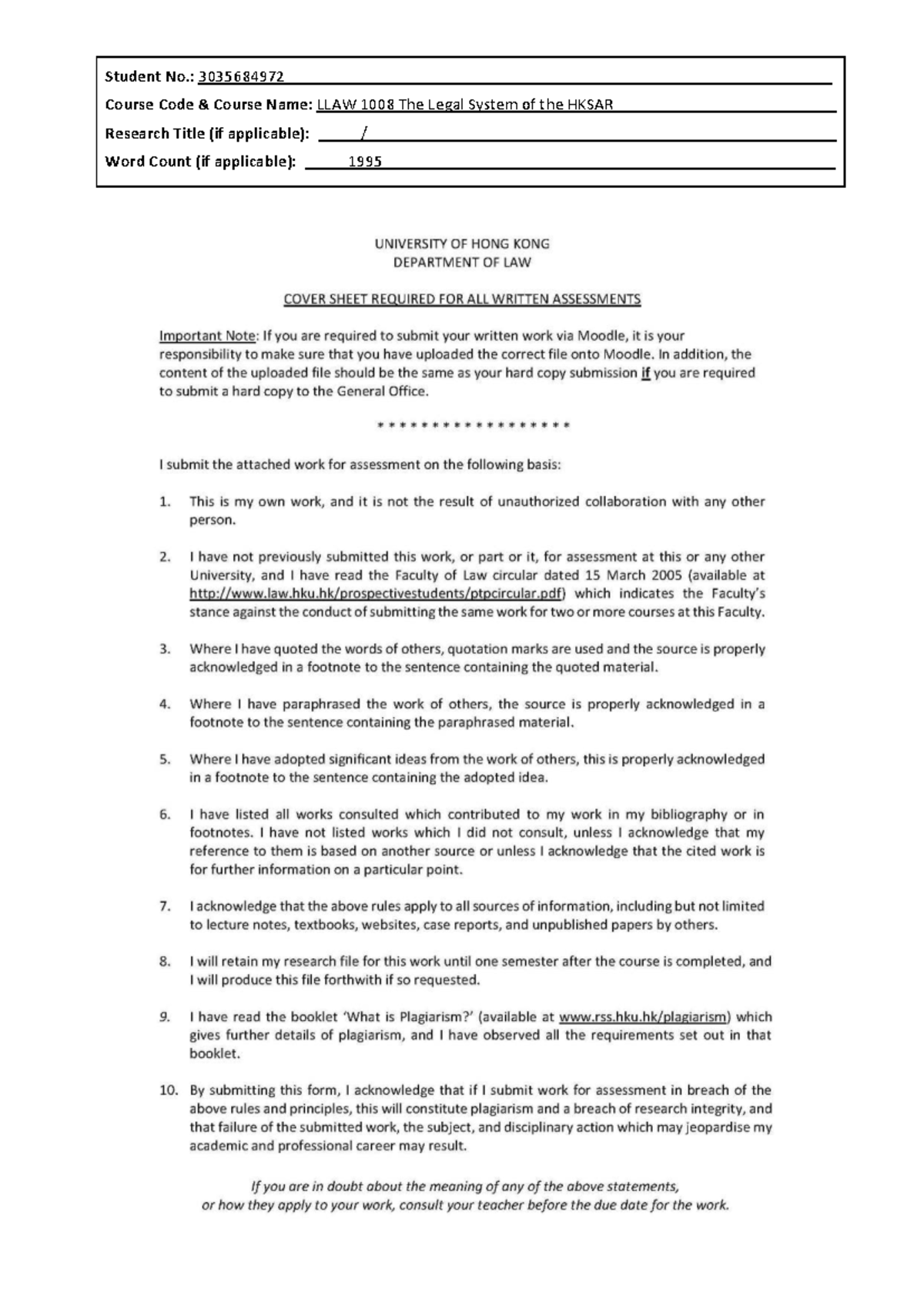 LLAW 1008 Final Exam Notes: Statutory Interpretation & Legislative ...