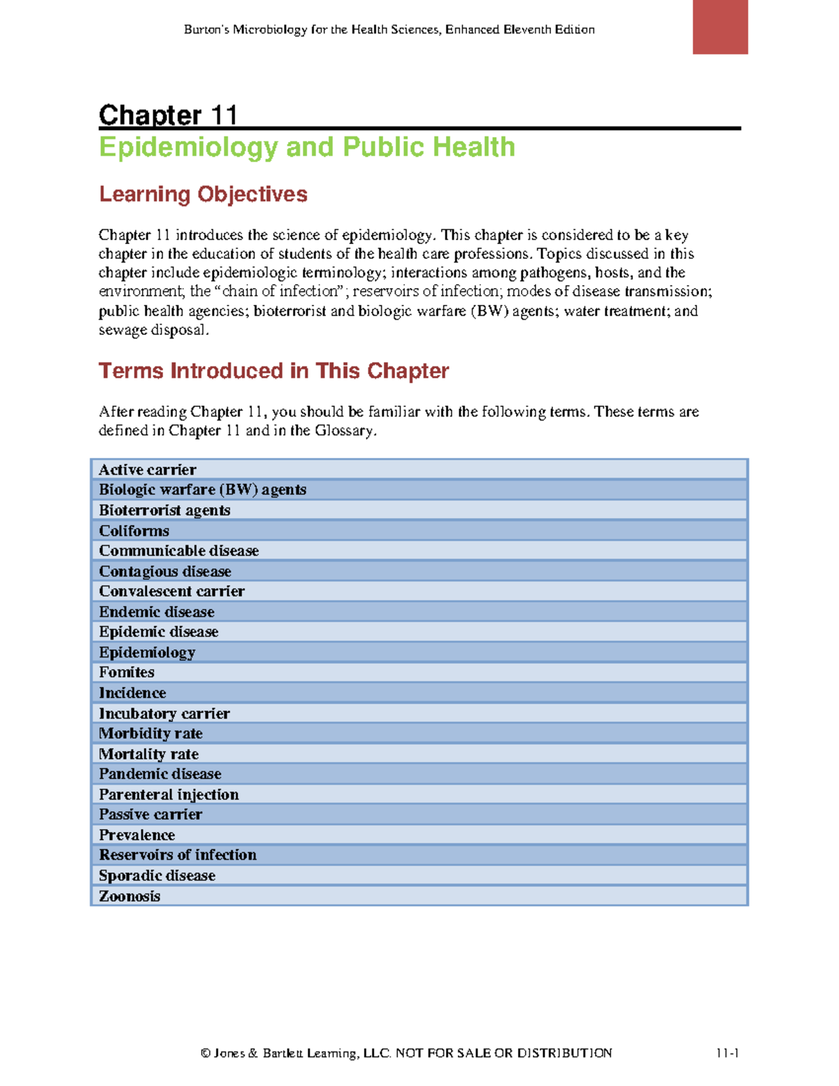 Epidemiology and Public Health - OLSG Chapter 11 Insights - Studocu