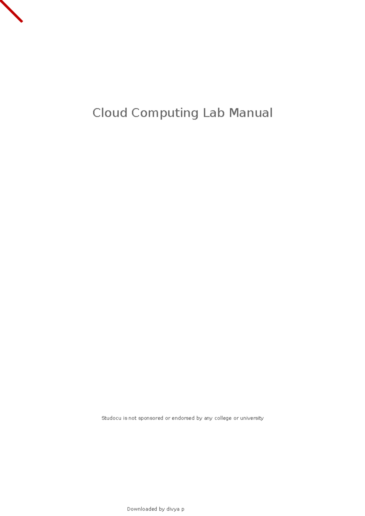 Cloud Computing Lab Manual: AWS CloudShell & Cloud9 IDE Guide (6th Sem ...