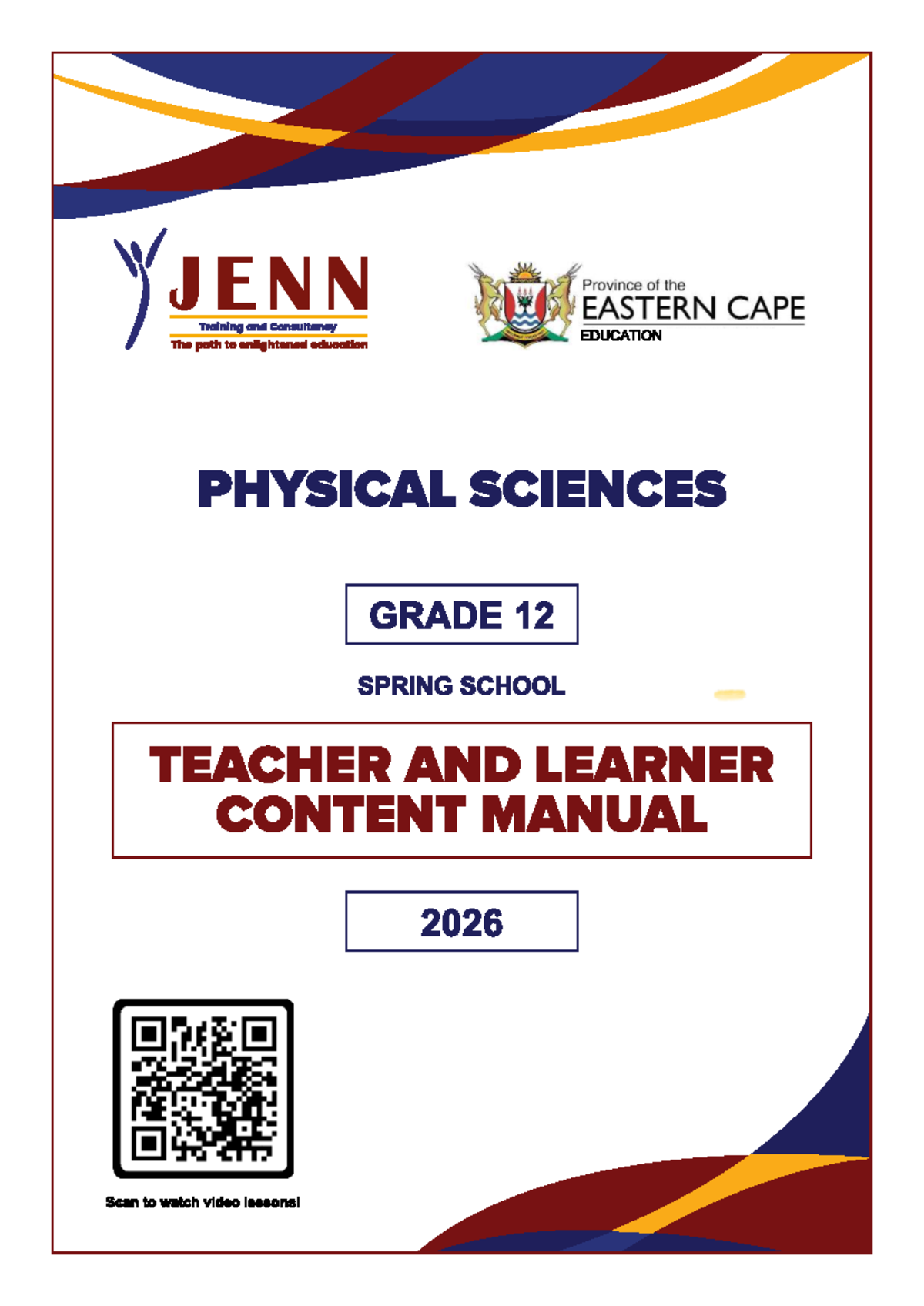 Physical Sciences Grade 12 Spring Manual: Electric Circuits & Organic ...