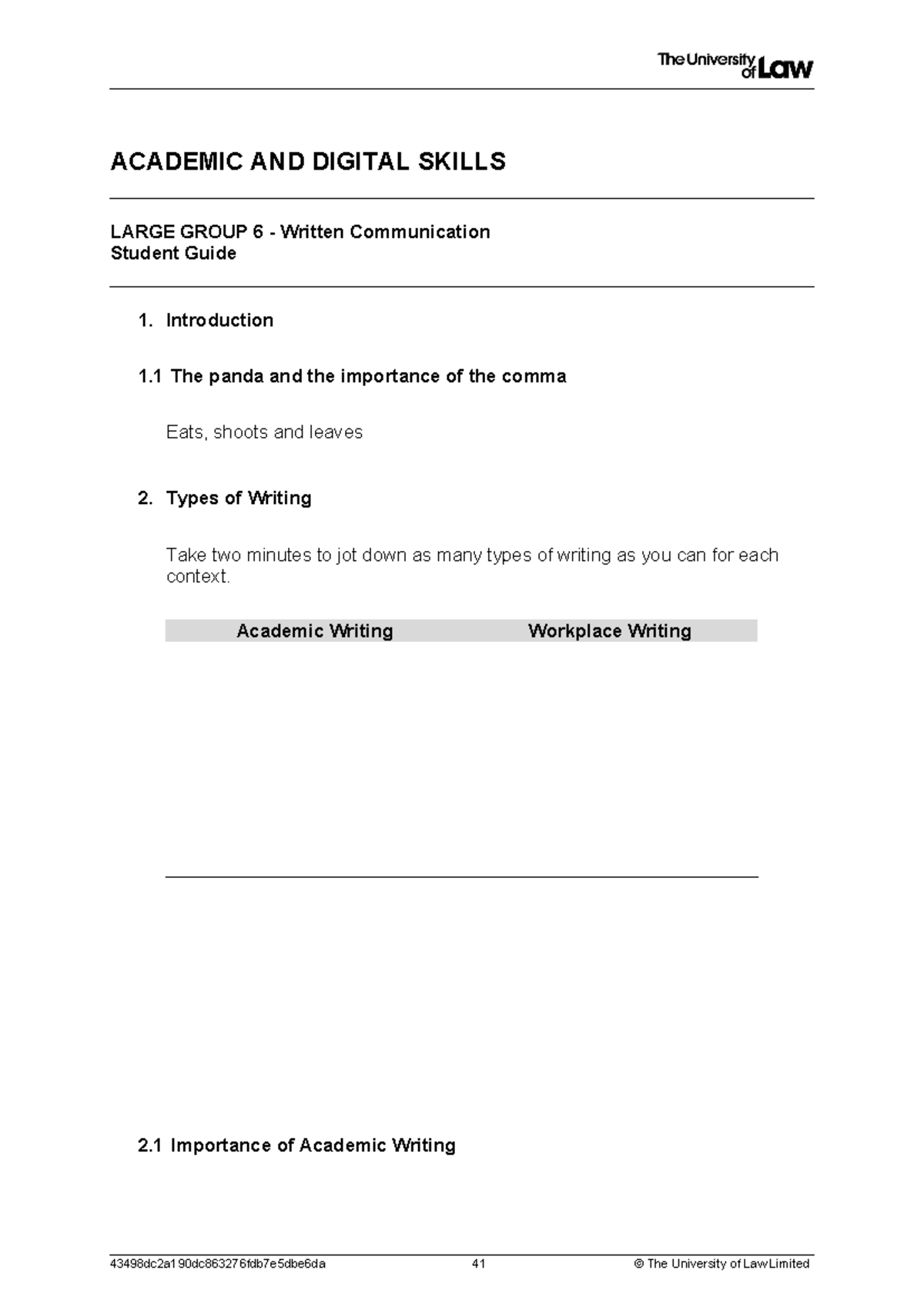 Unit 6 - Written Communication Skills Guide - Studocu