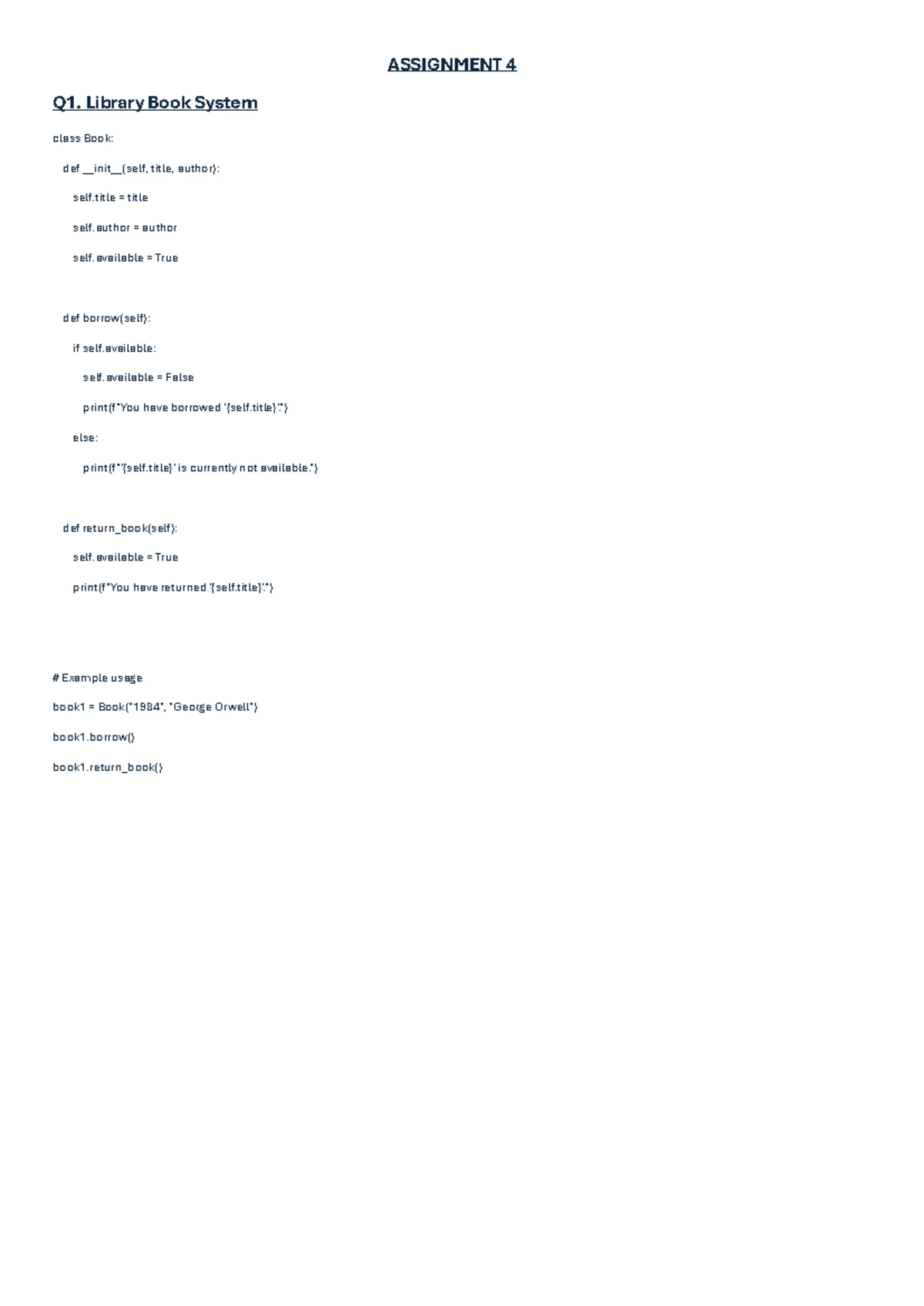 Python Assignment 2: Dictionary Operations and Functions - Studocu