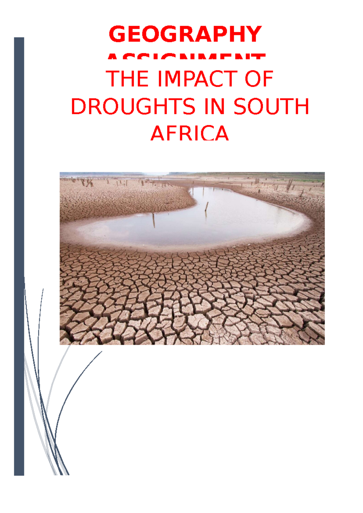 Geography Grade 11: The Impact of Droughts on South Africa - Studocu
