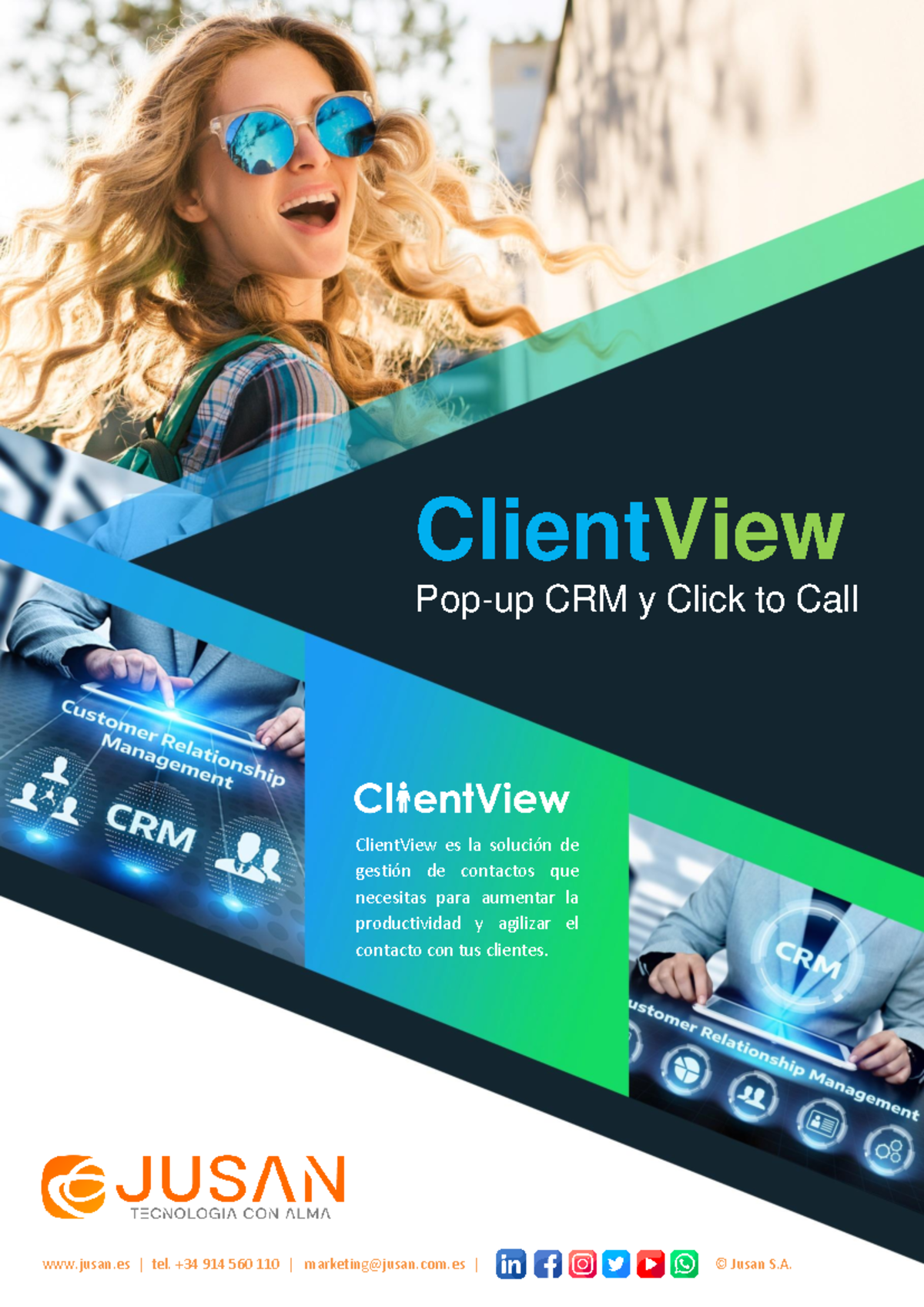 Folleto sobre ClientView: CRM Pop-up y Click to Call - Studocu