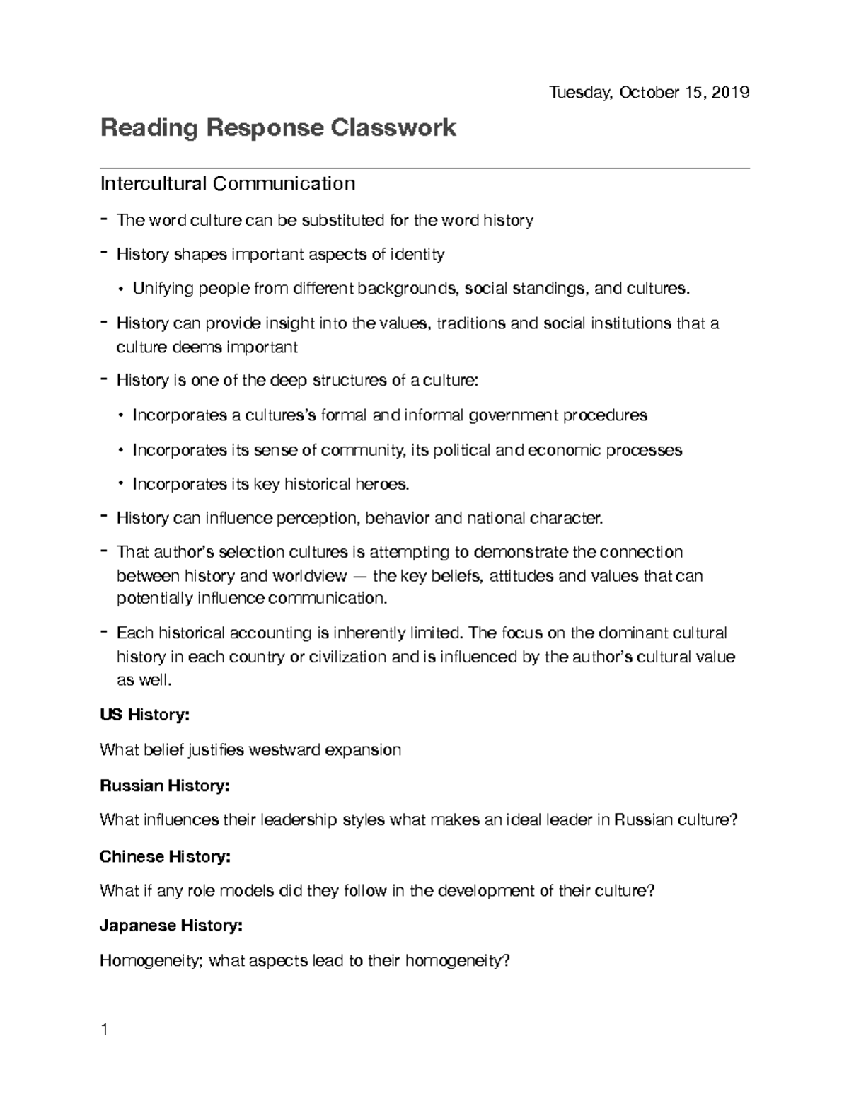 Chapter 5 Notes: Intercultural Communication Insights - CMST 280 - Studocu