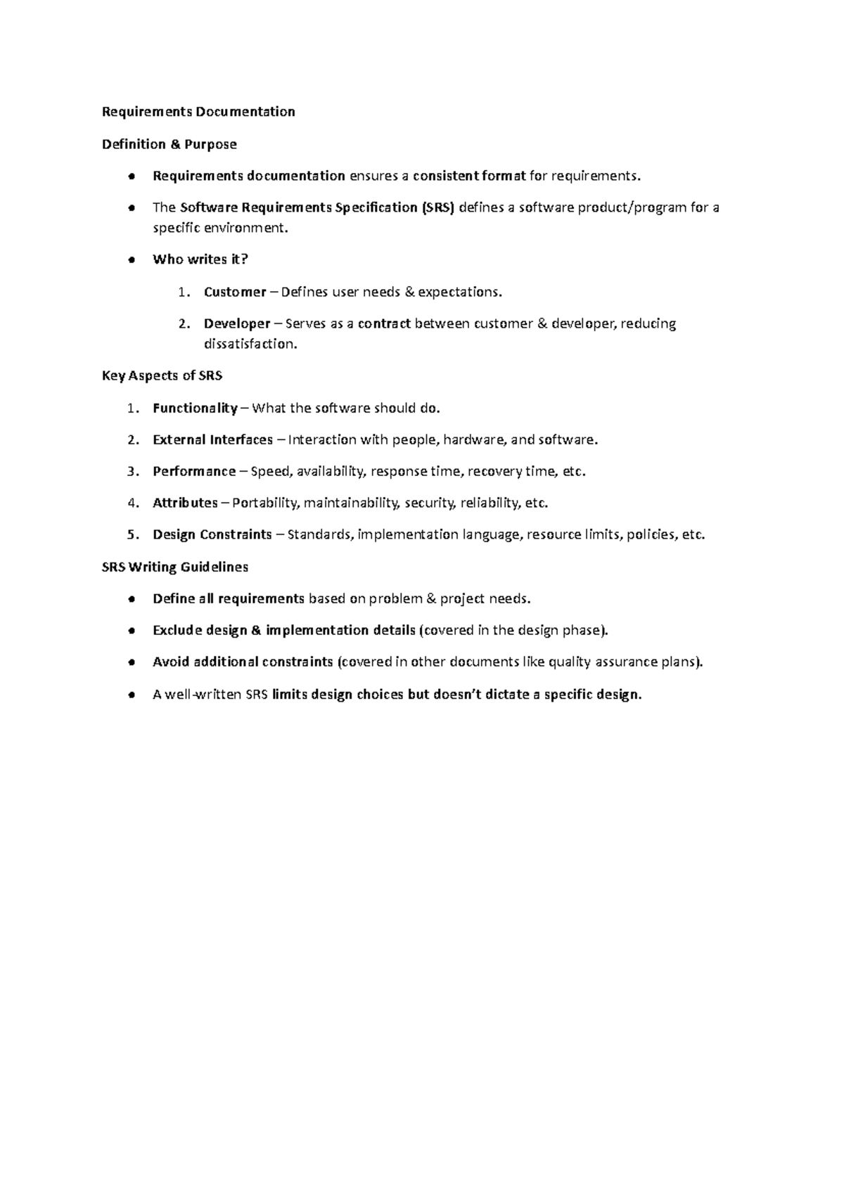 Software Requirements Specification - Requirements Documentation ...