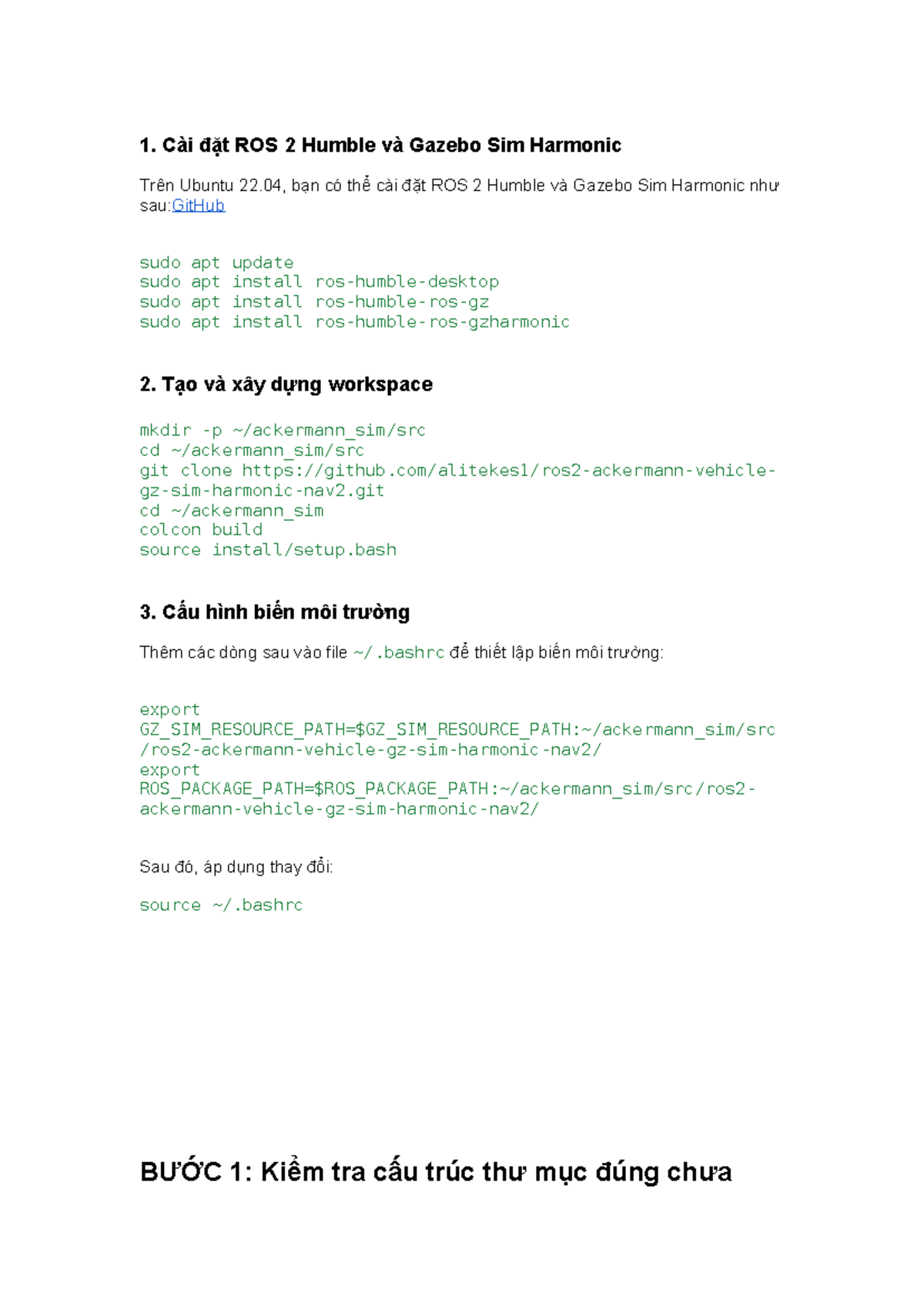 Hướng Dẫn Cài Đặt ROS 2 Humble và Gazebo Sim Harmonic Trên Ubuntu 22.04 ...