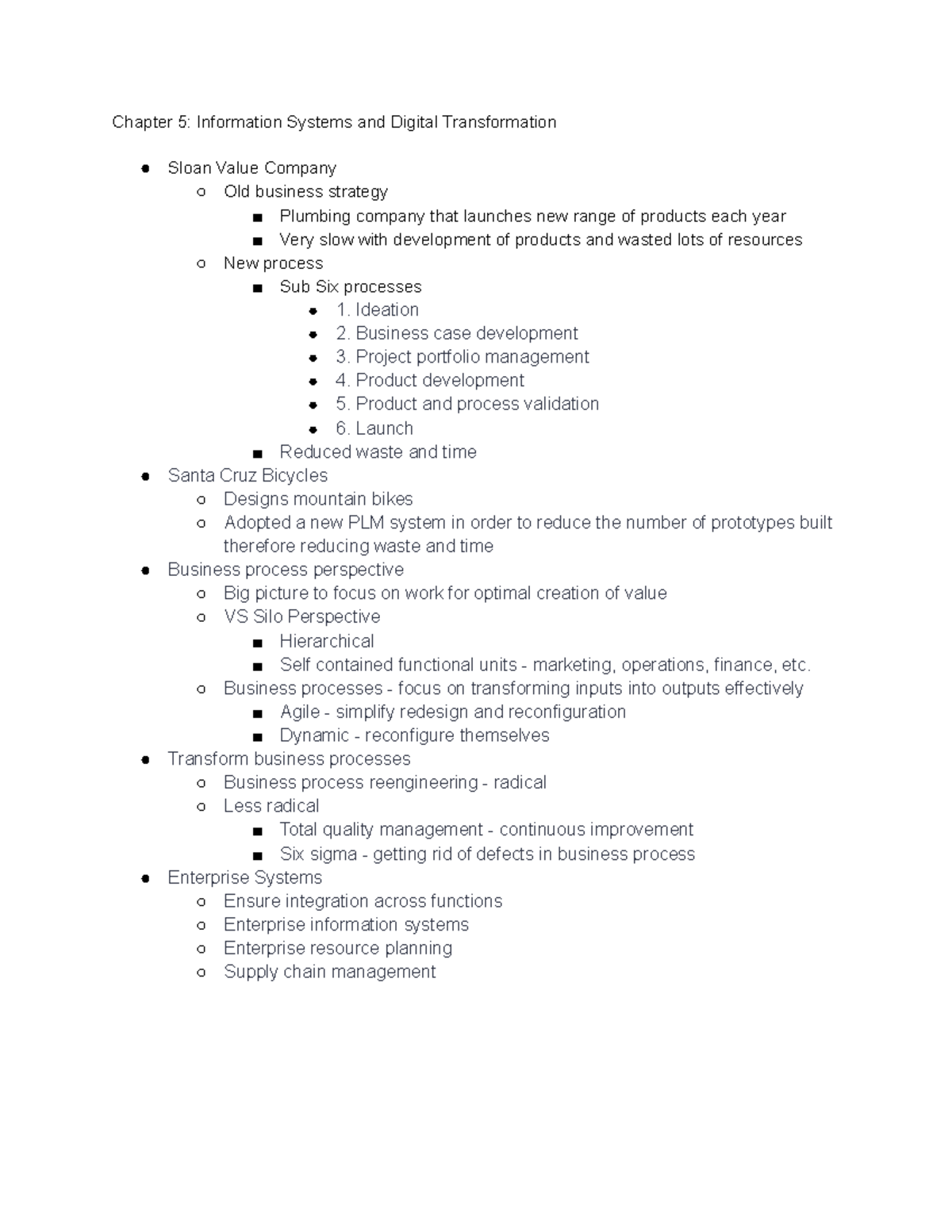 Chp 5 Information Systems and Digital Transformation - Ideation 2 ...