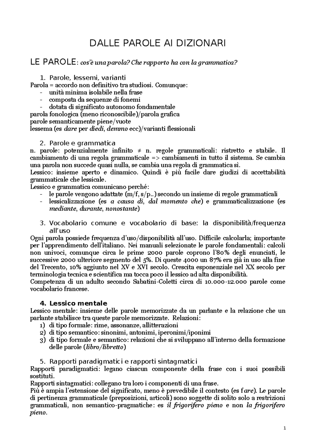 dalle-parole-ai-dizionari-sintesi-dalle-parole-ai-dizionari-le-parole