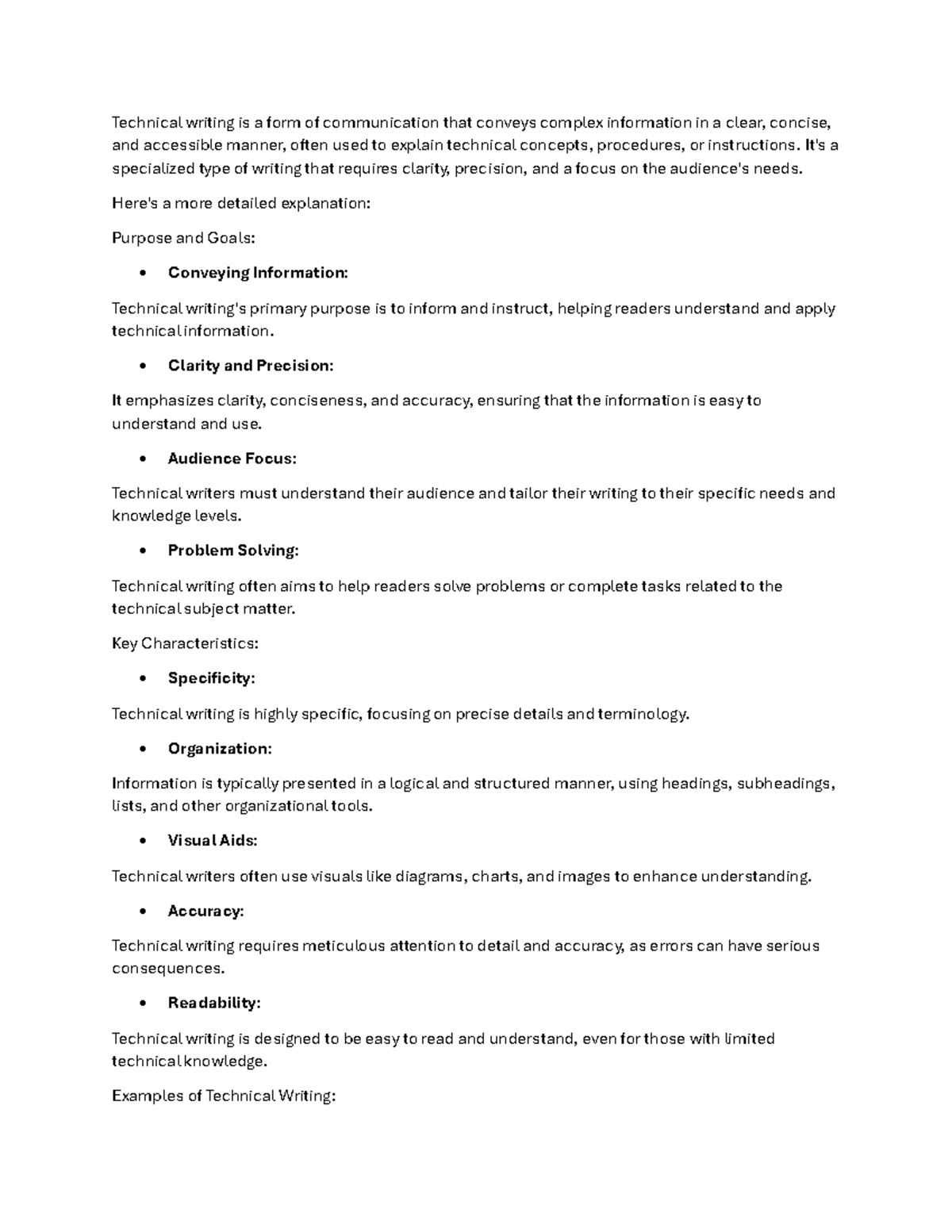 Technical Writing - N/A - Technical writing is a form of communication ...