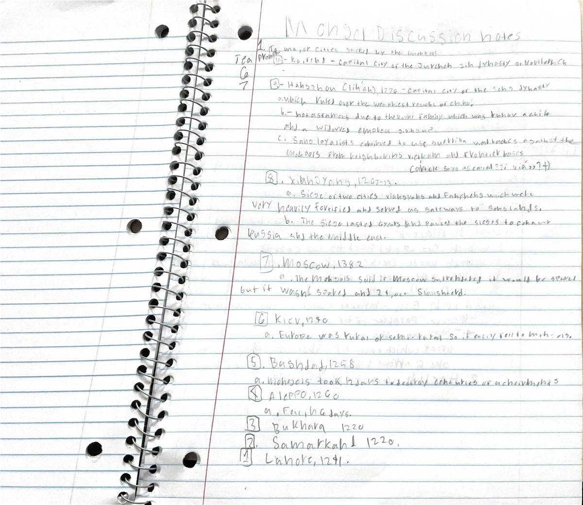 Mohsol Discussion Notes: Major Cities and Cultural Insights - Studocu